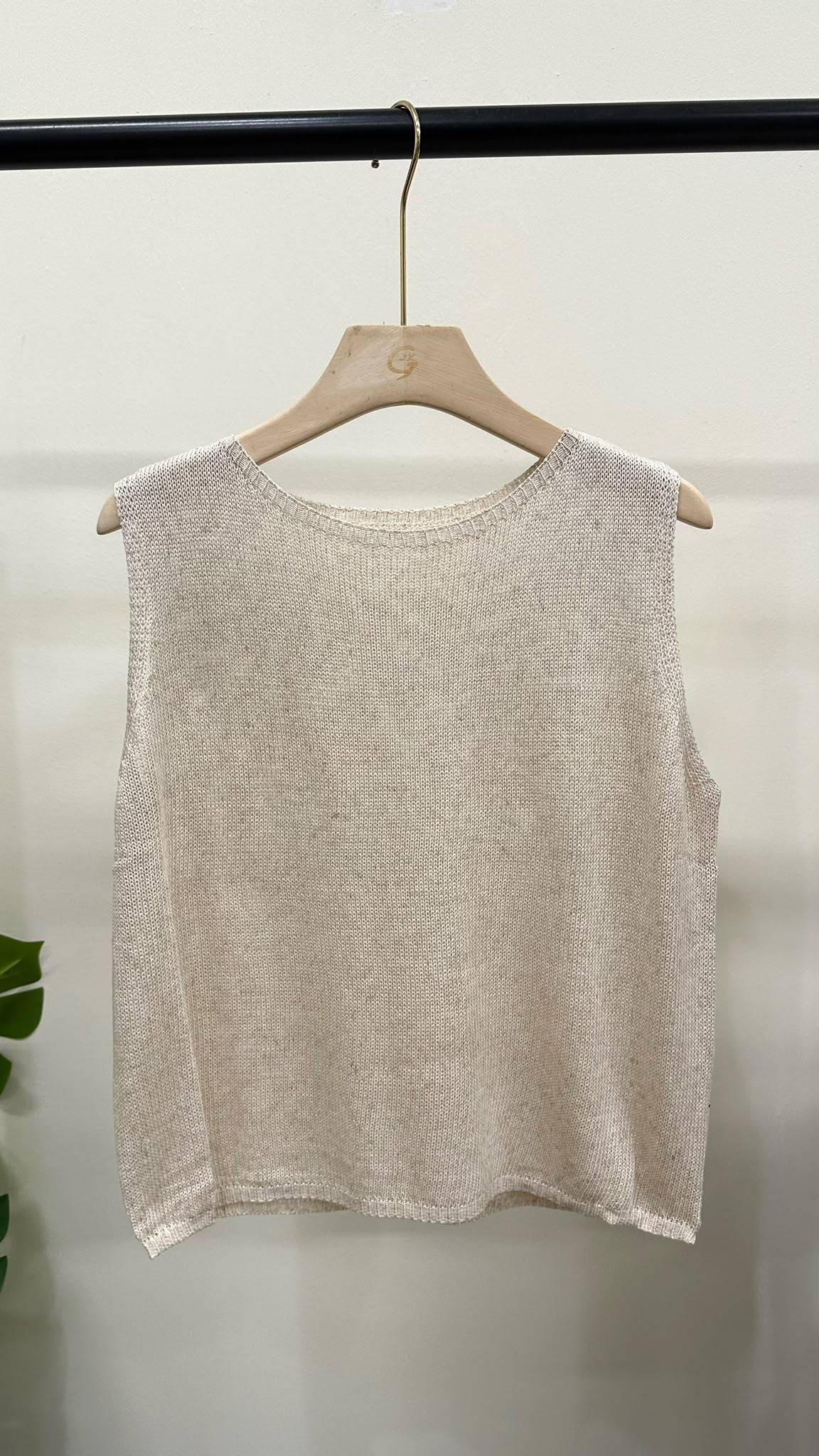 (D4723)Knitted Top