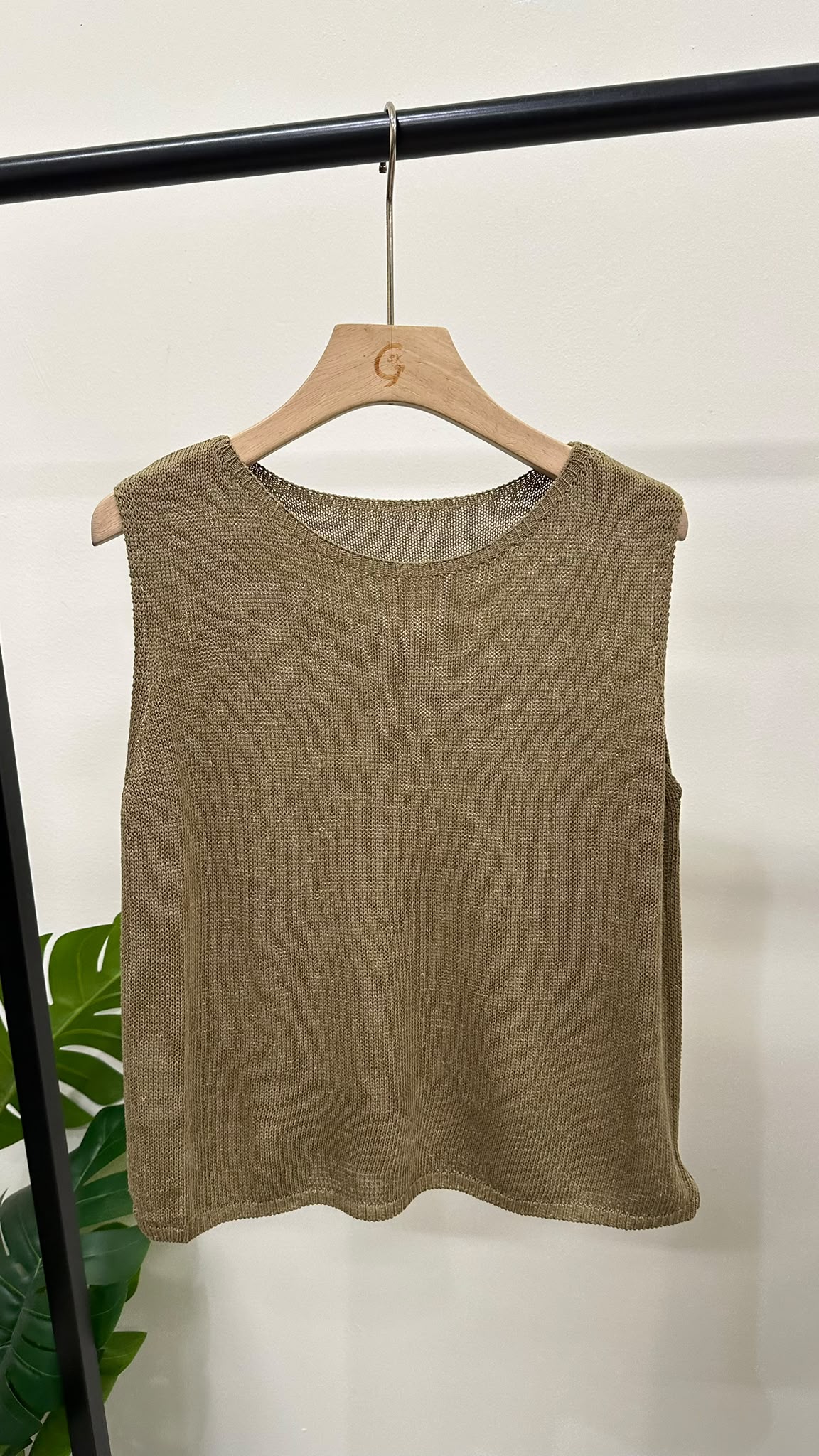 (D4723)Knitted Top