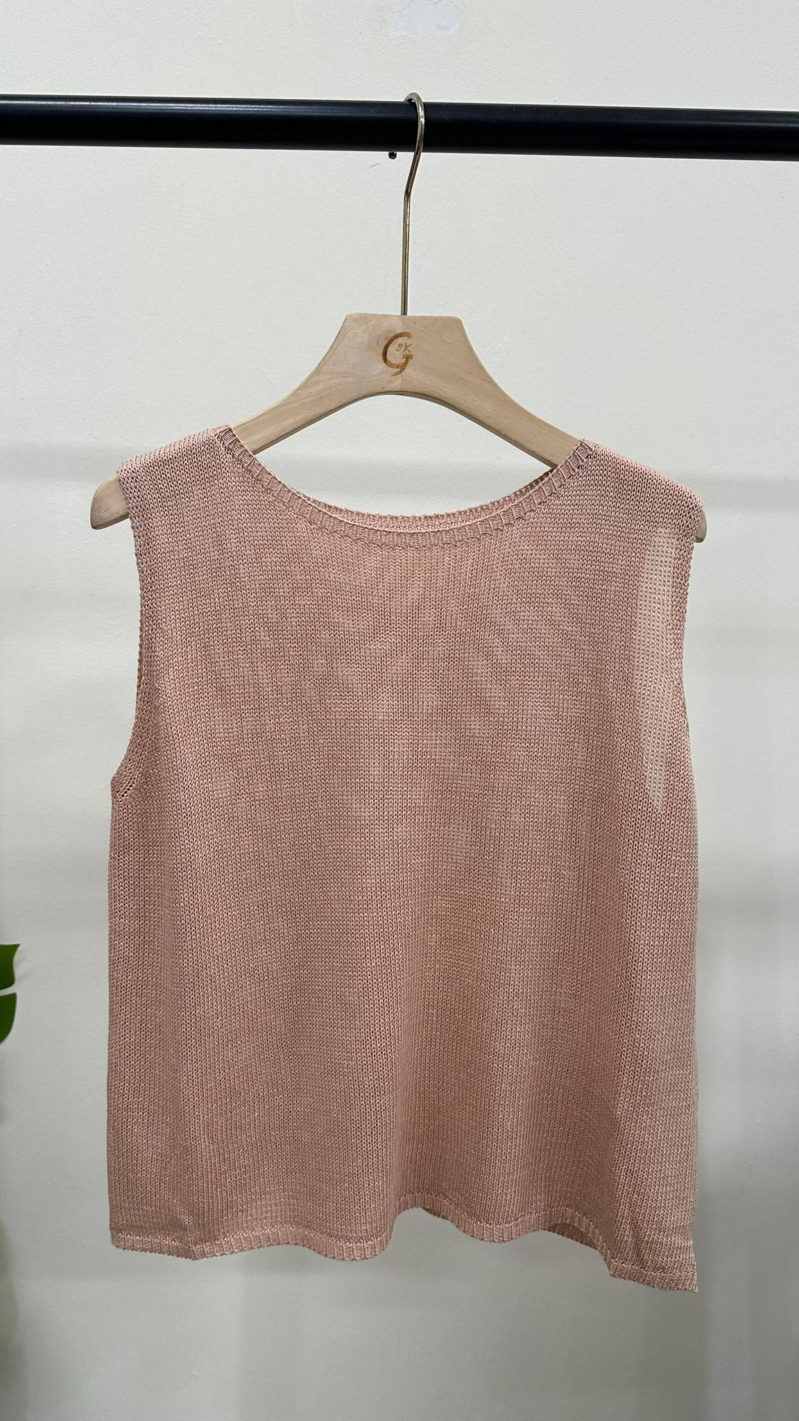 (D4723)Knitted Top