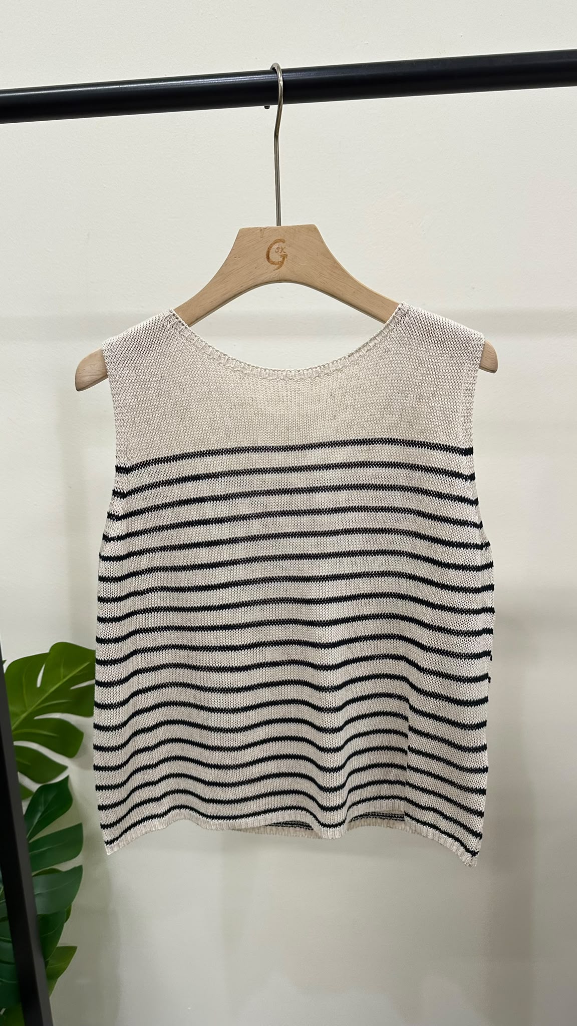 (D4723)Knitted Top