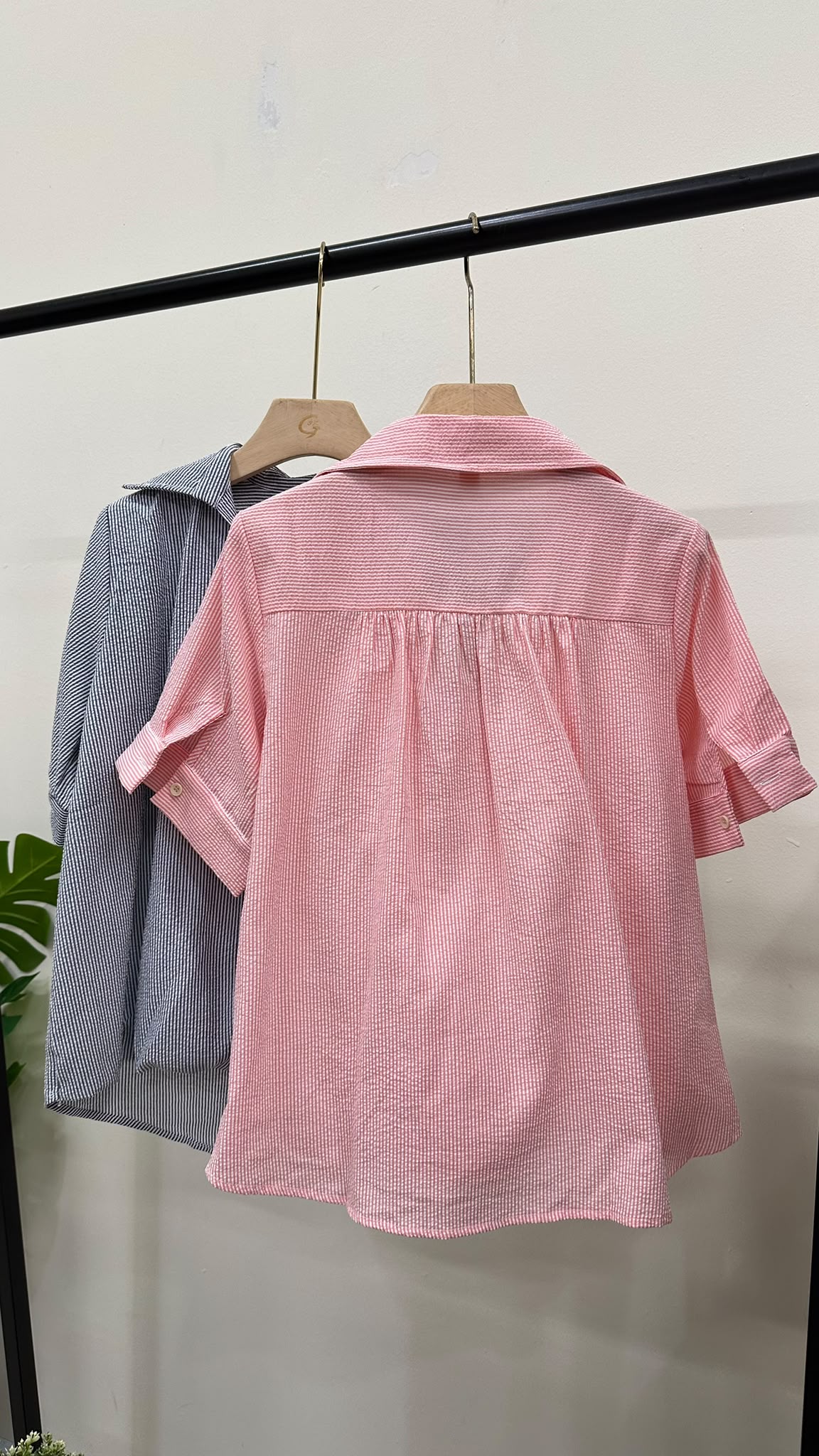 (D4730)Striped Top