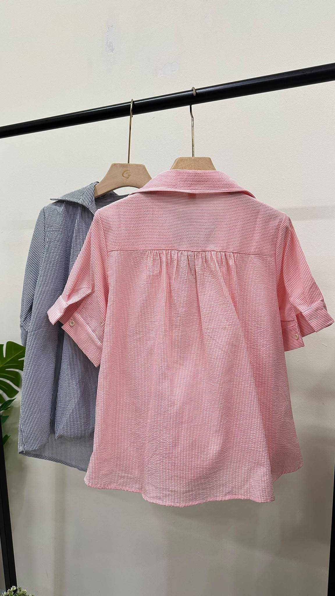 (D4730)Striped Top