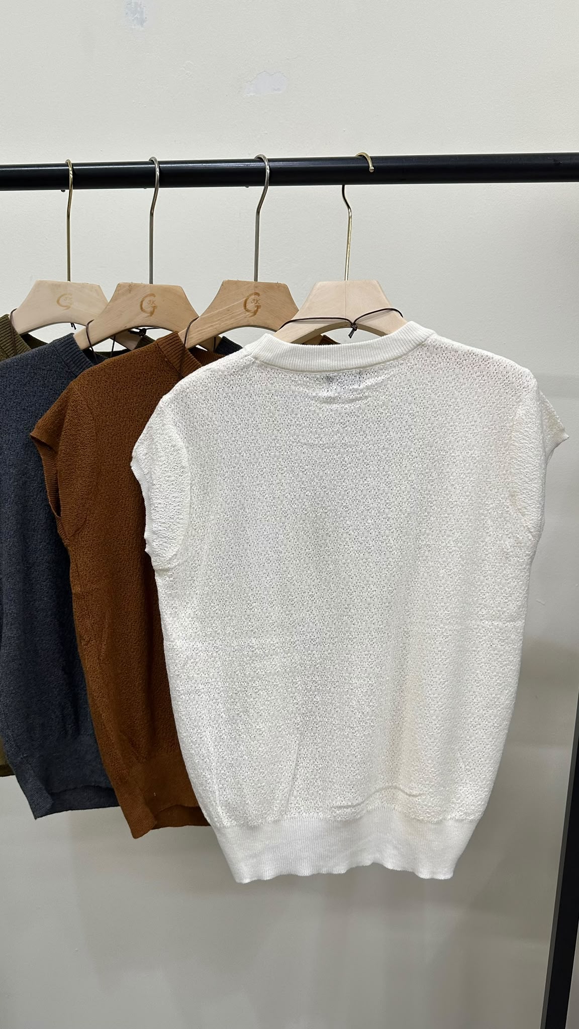 (D4737)Knitted Top
