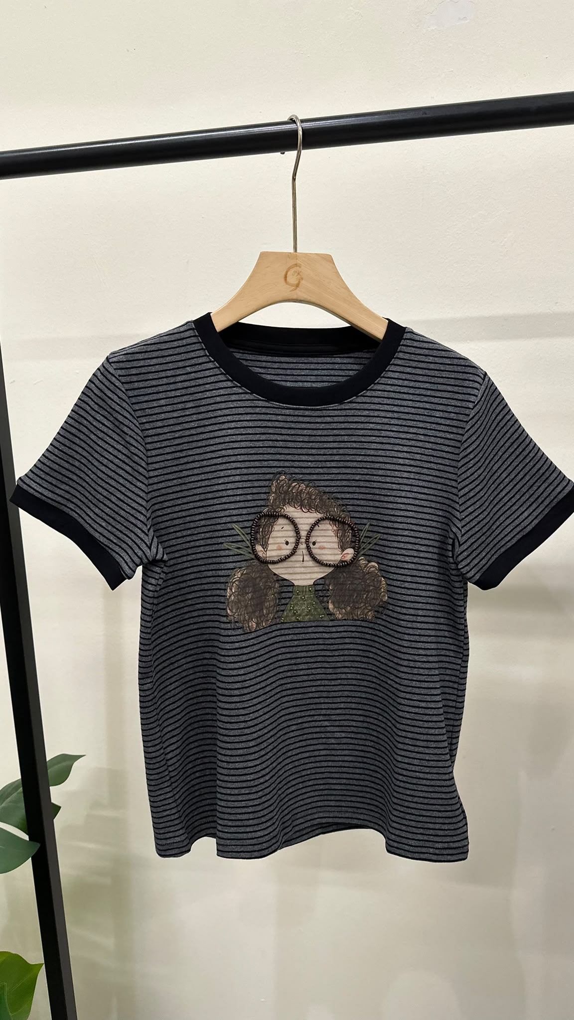 (D4740)Striped Top