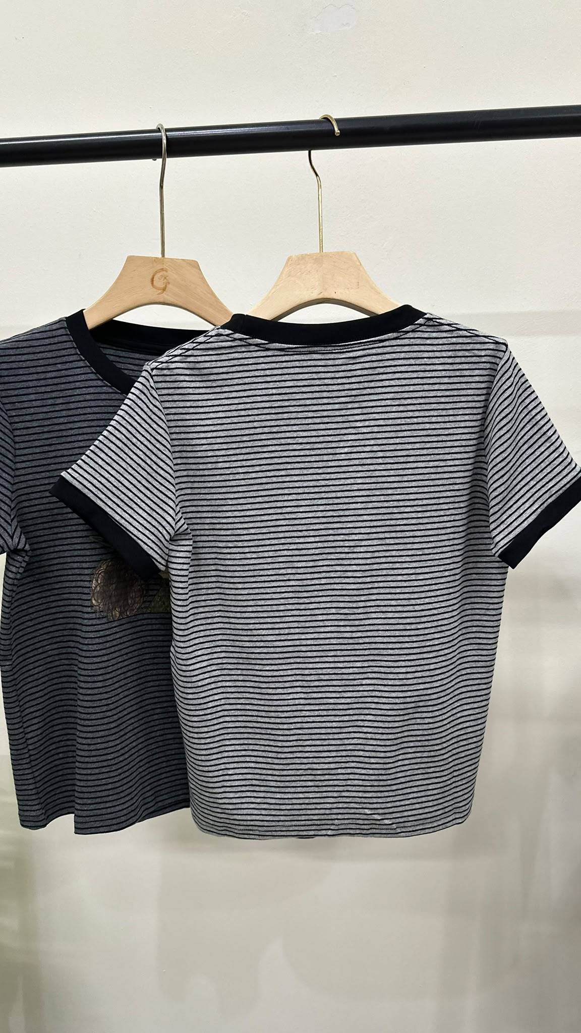 (D4740)Striped Top