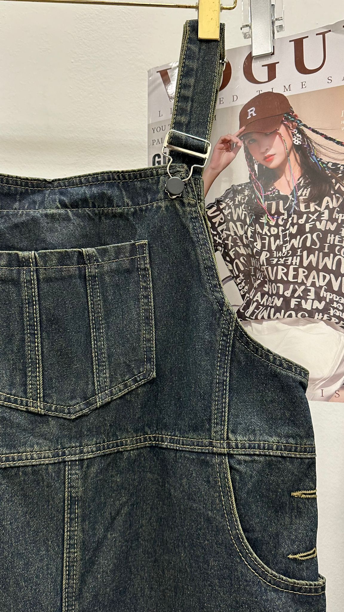 (D497)Denim Dress