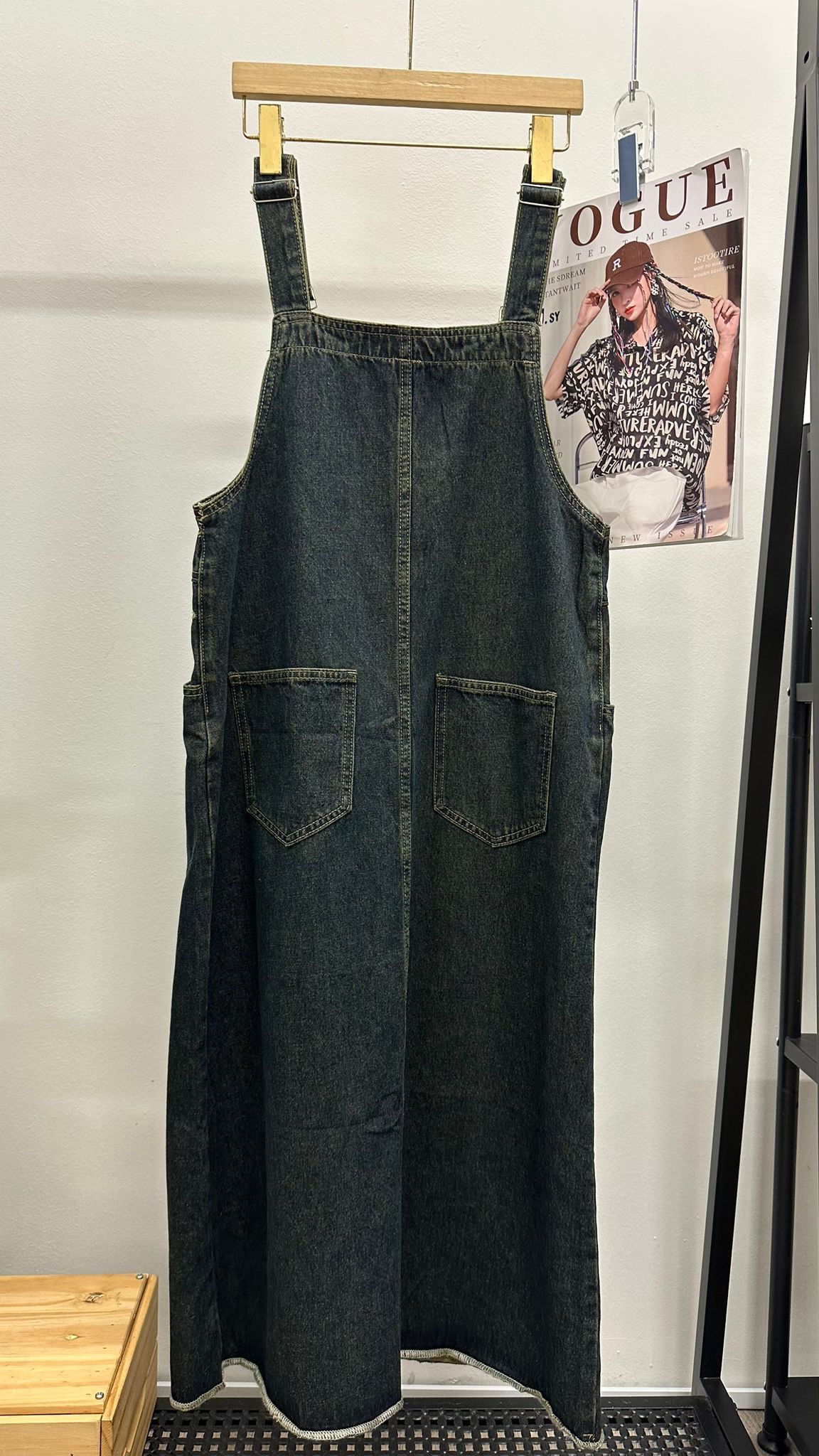 (D497)Denim Dress