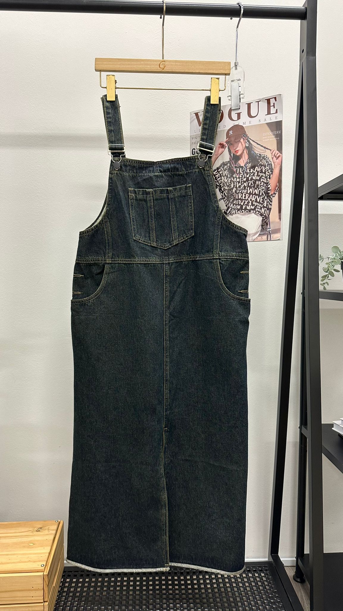 (D497)Denim Dress