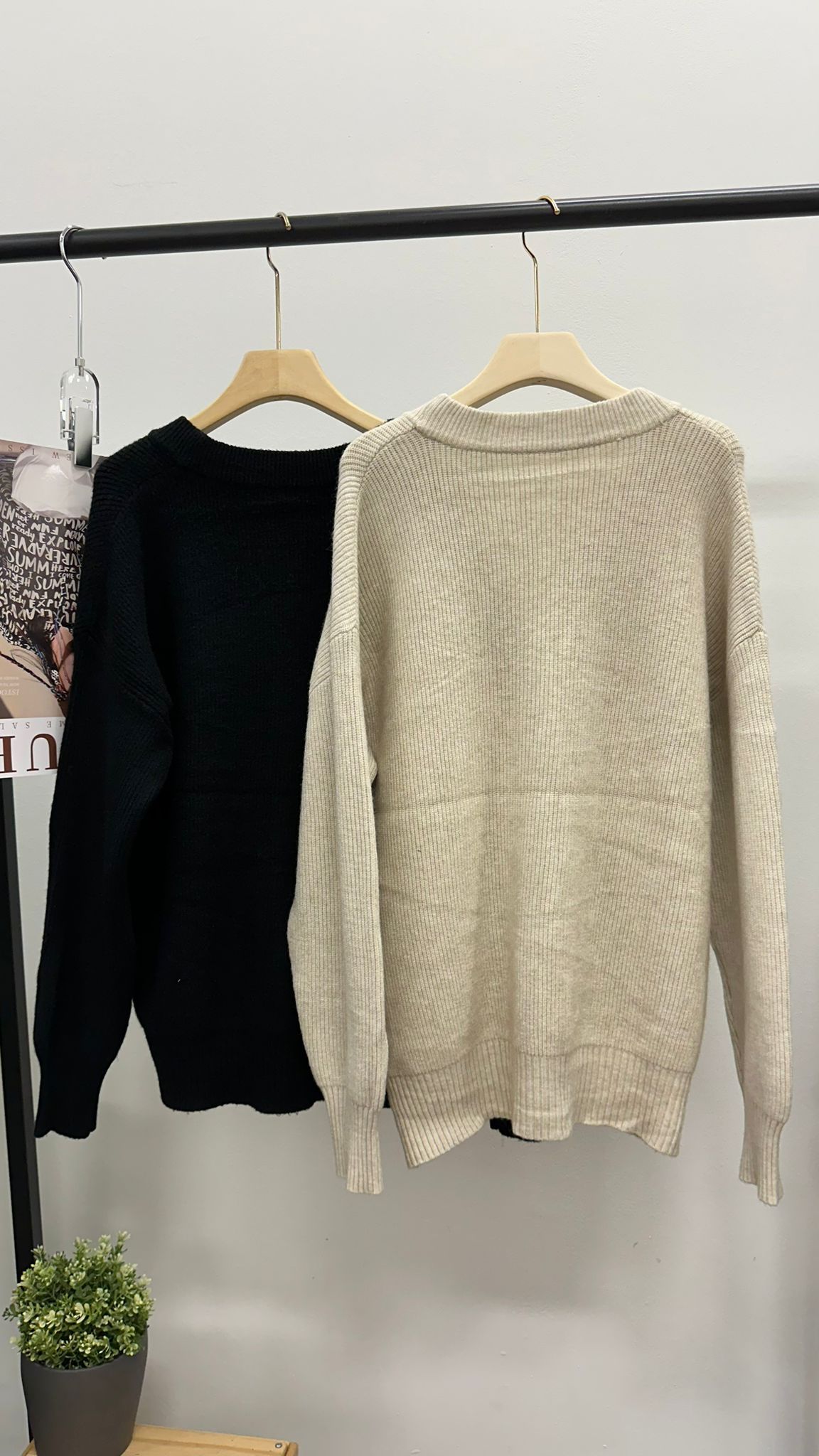 (D5)Knitted Cardigan