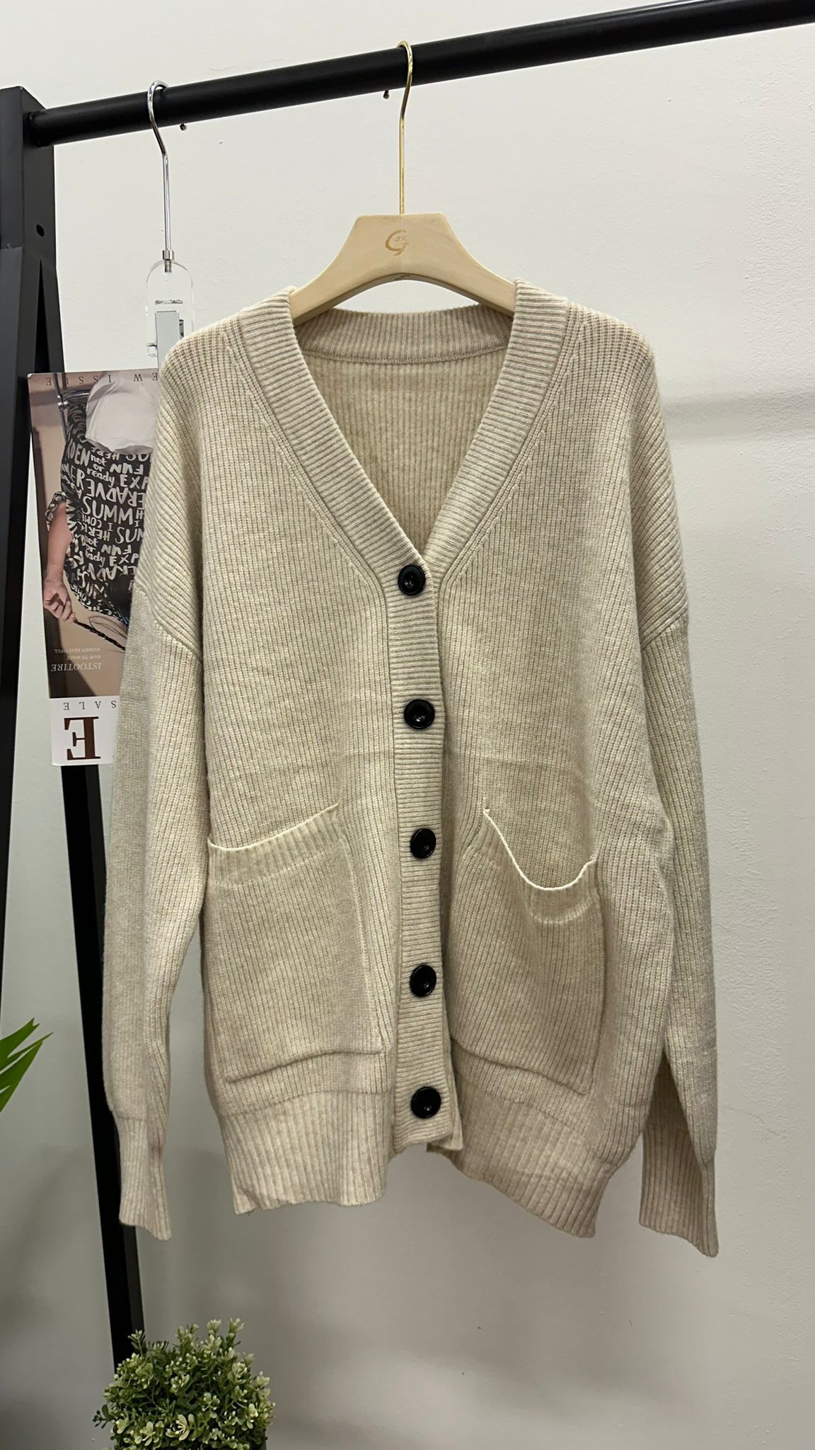 (D5)Knitted Cardigan