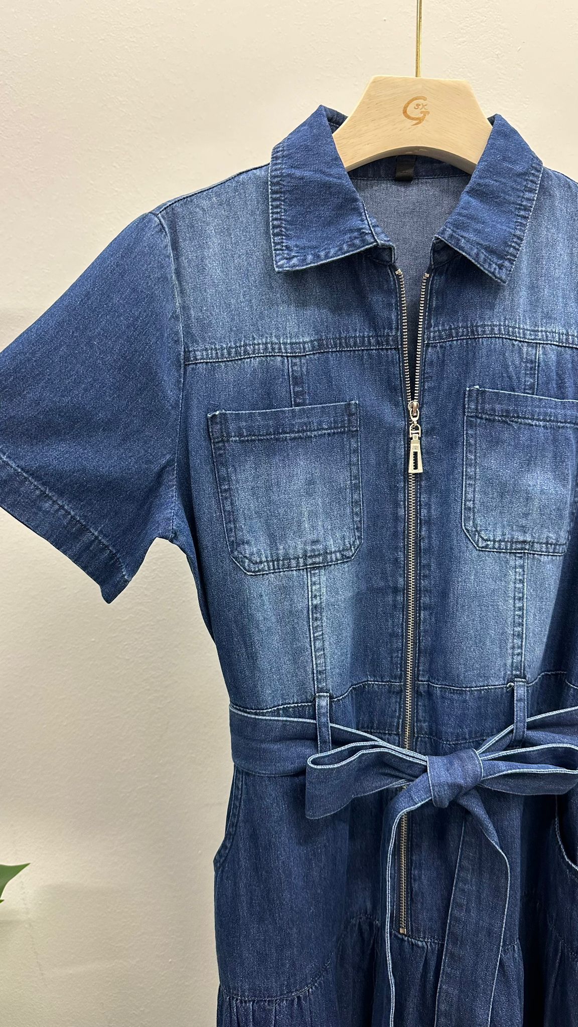 (D500)Denim Dress