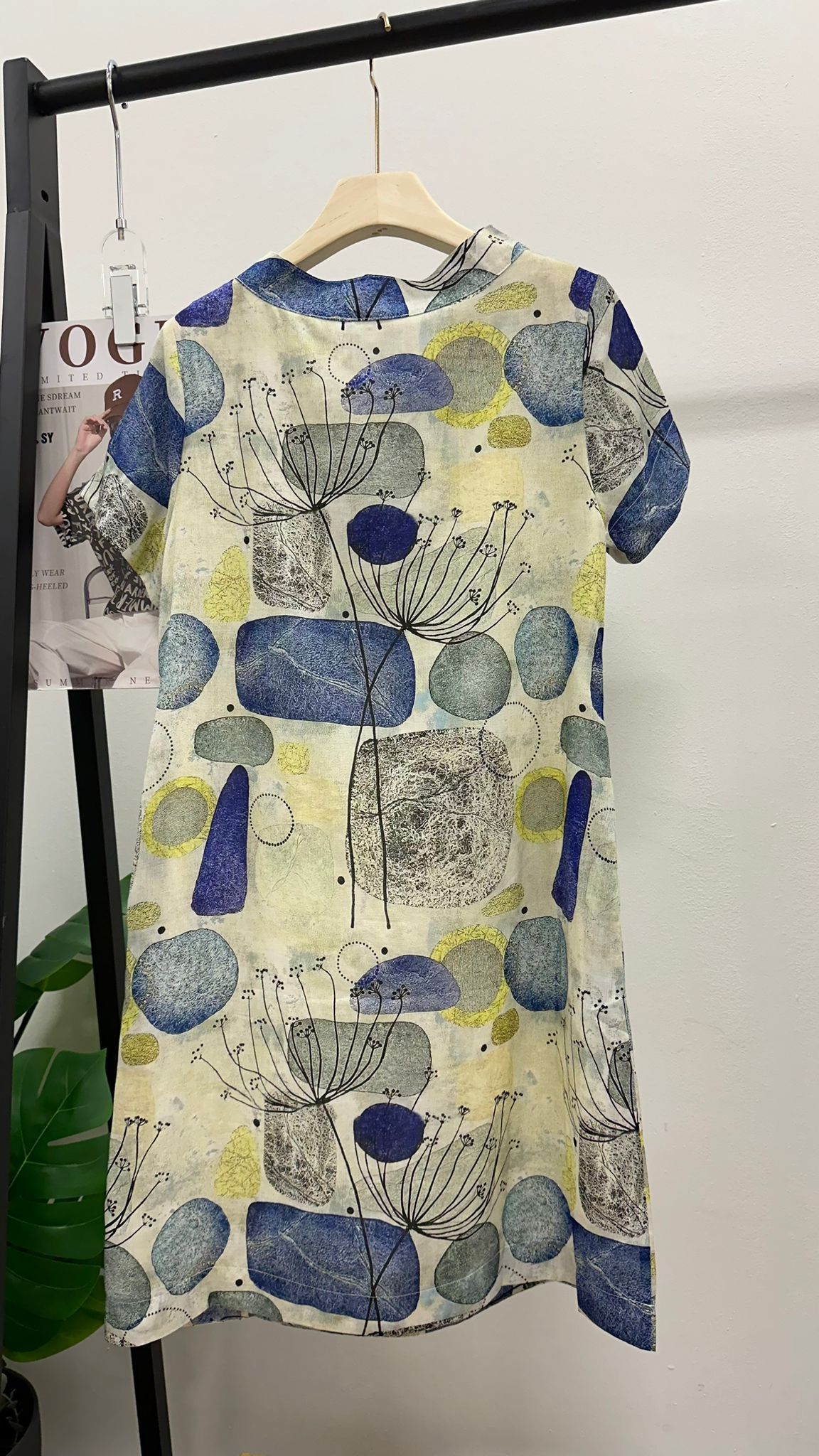 (D507)Linen Dress