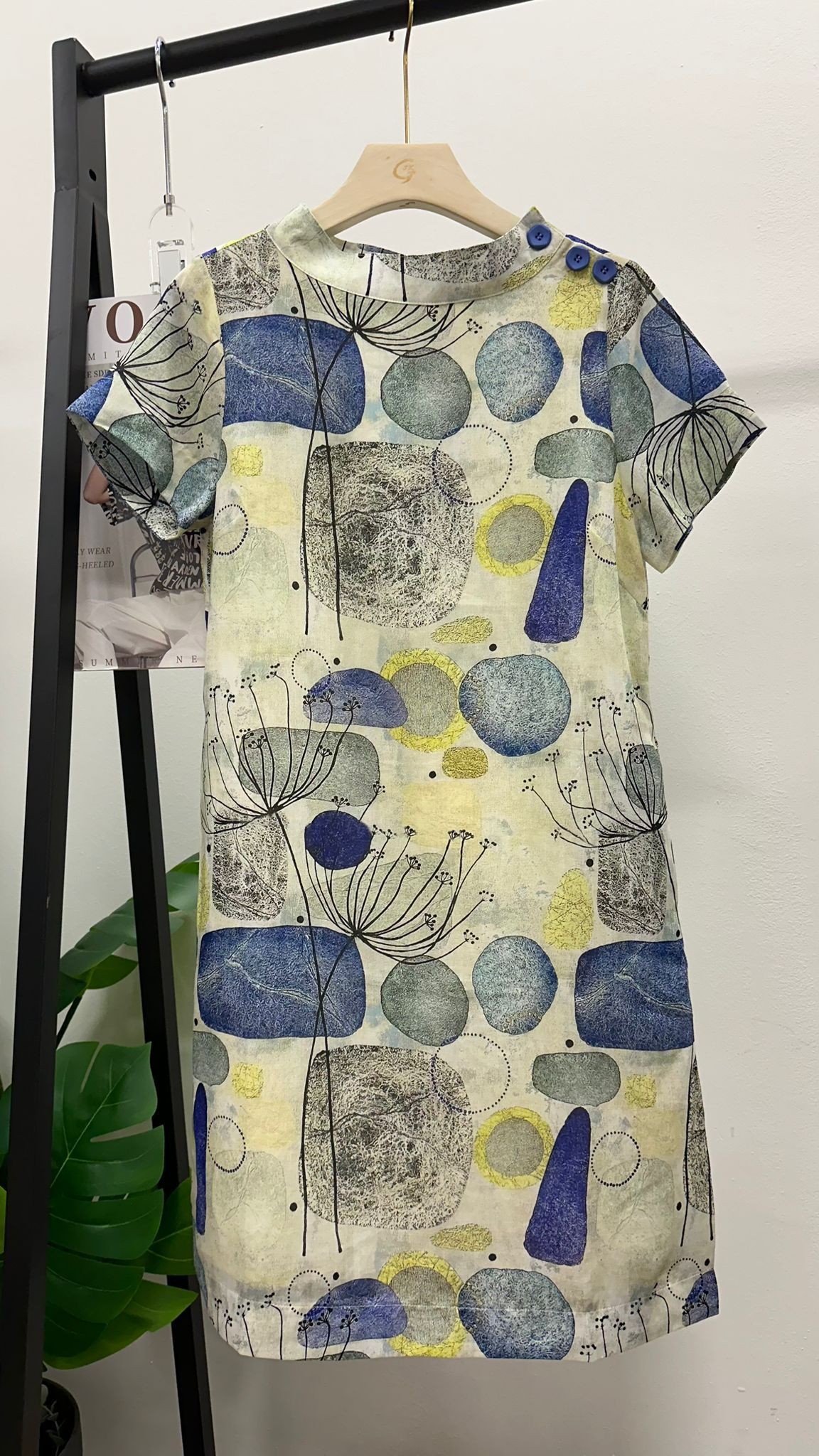 (D507)Linen Dress