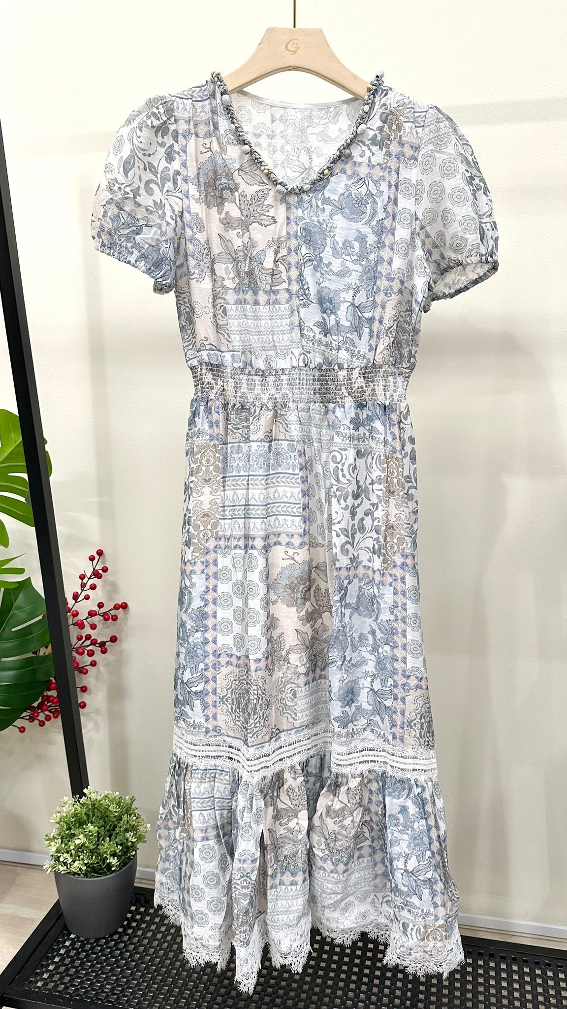 (D564)Pattern Dress