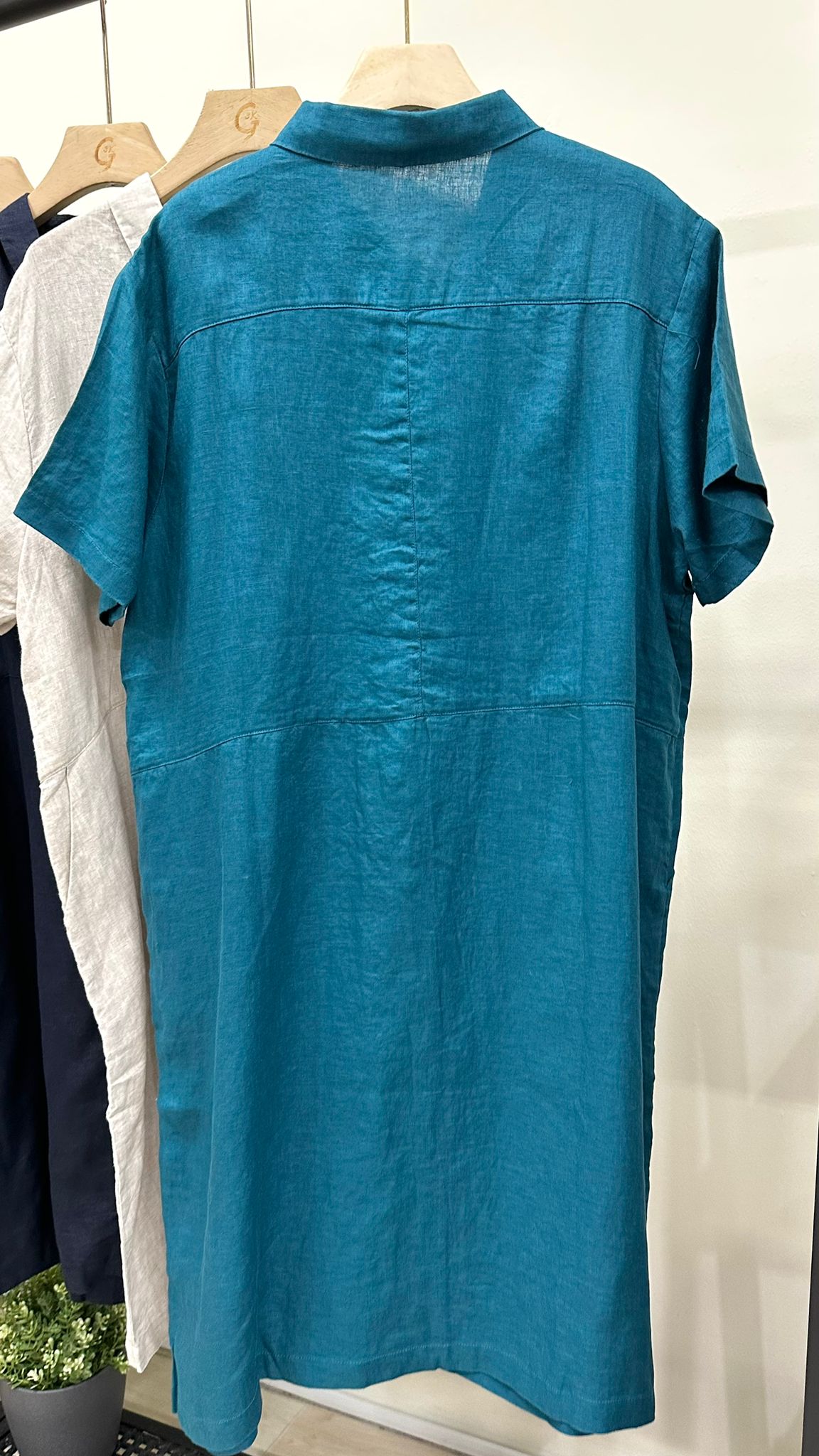 (D578)Linen Dress