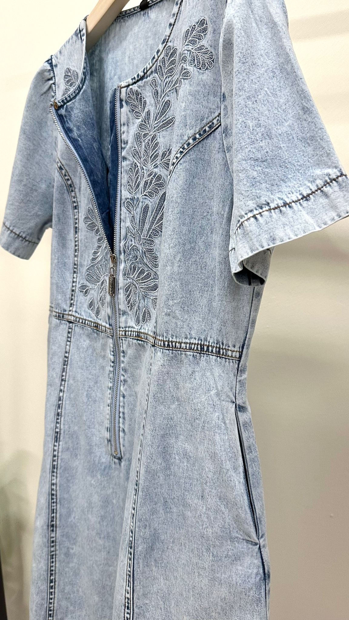 (D579)Denim Dress
