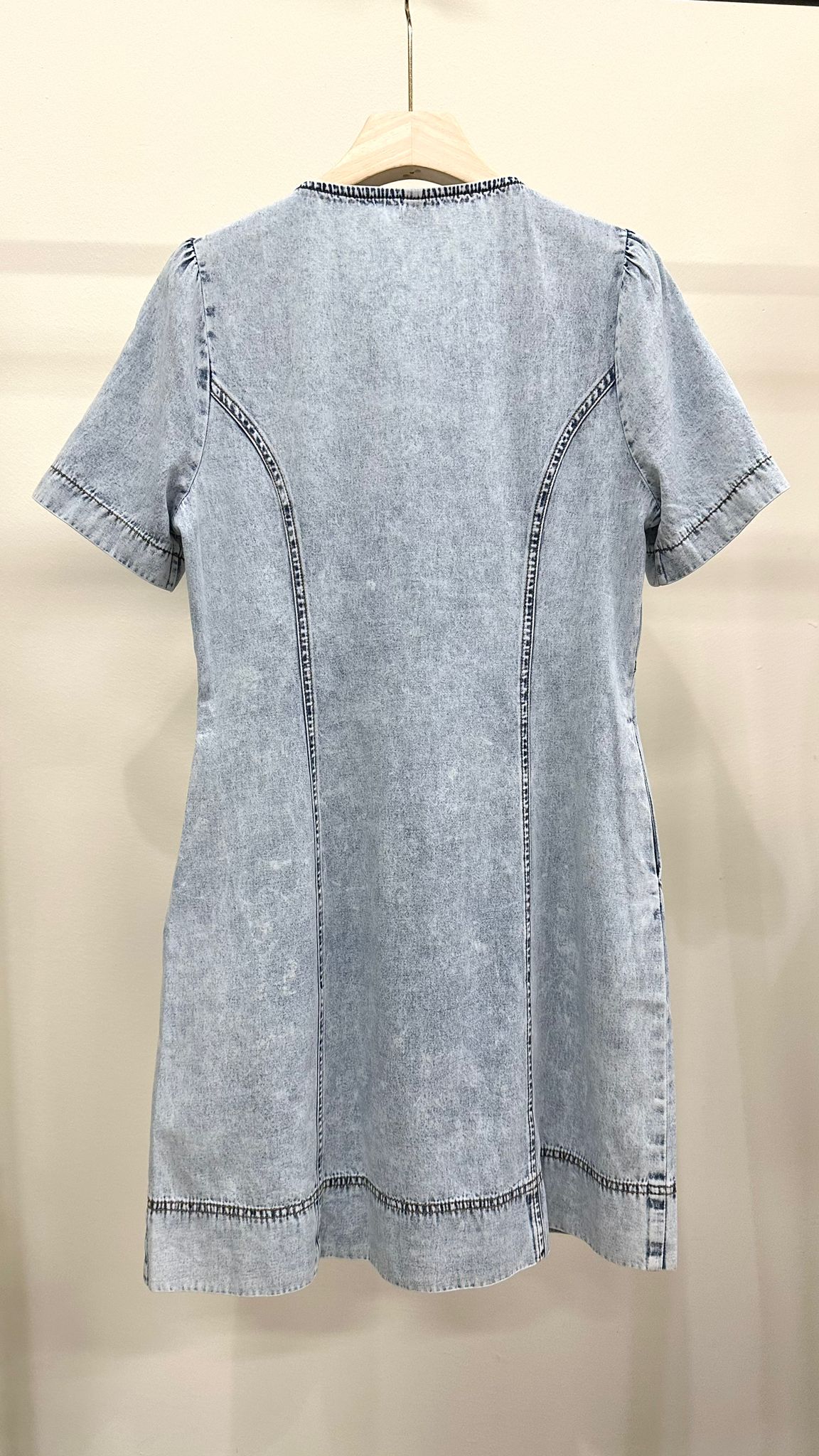 (D579)Denim Dress