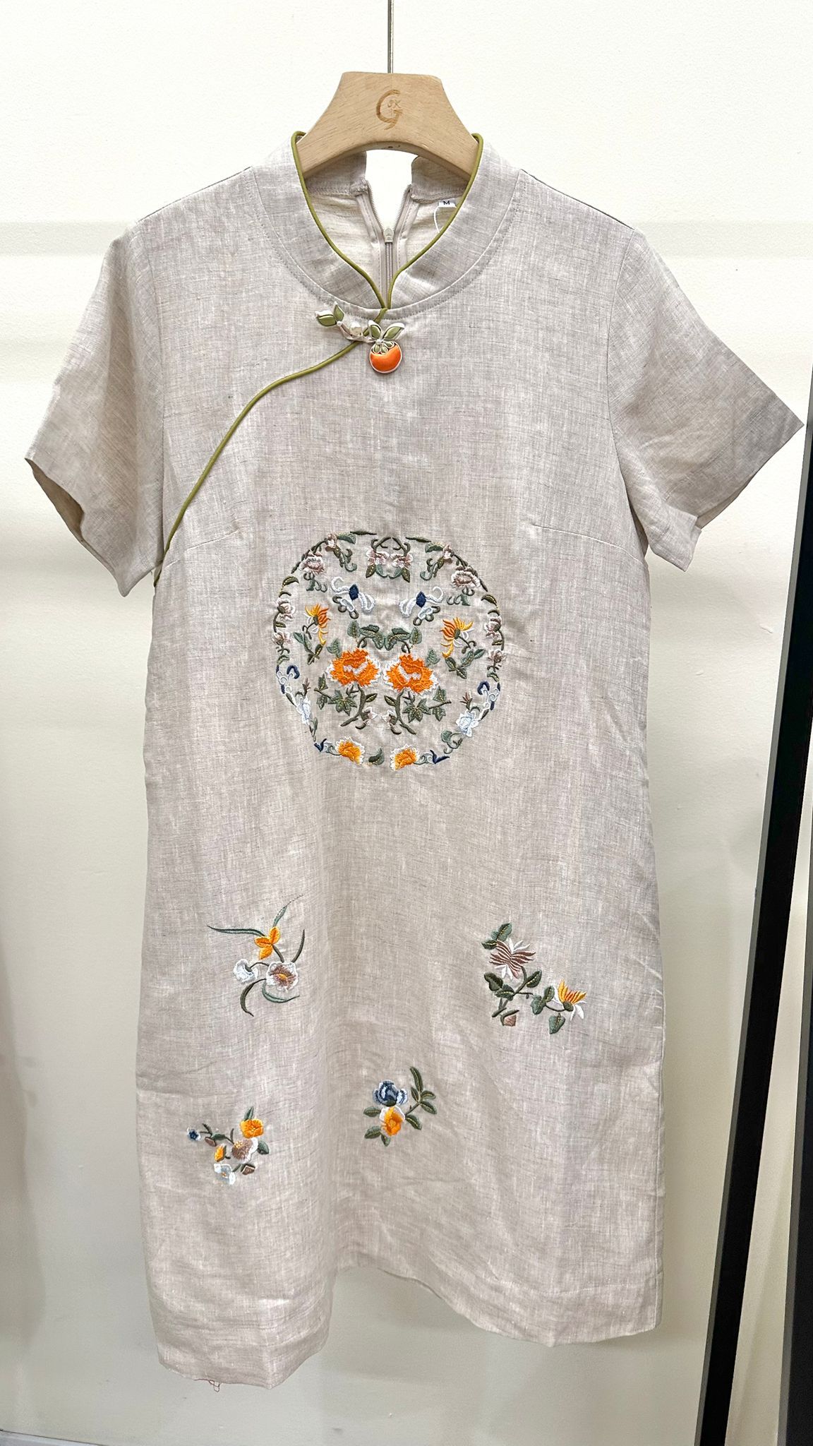 (D591)Linen Dress