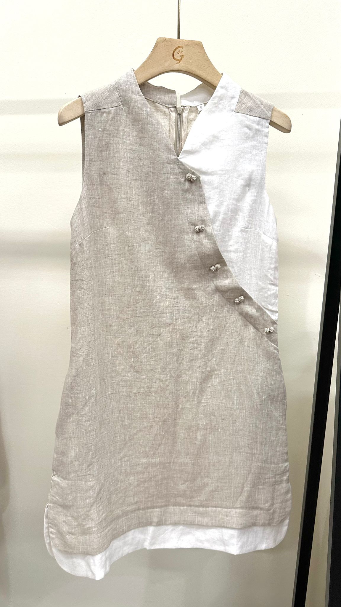 (D592)Linen Dress