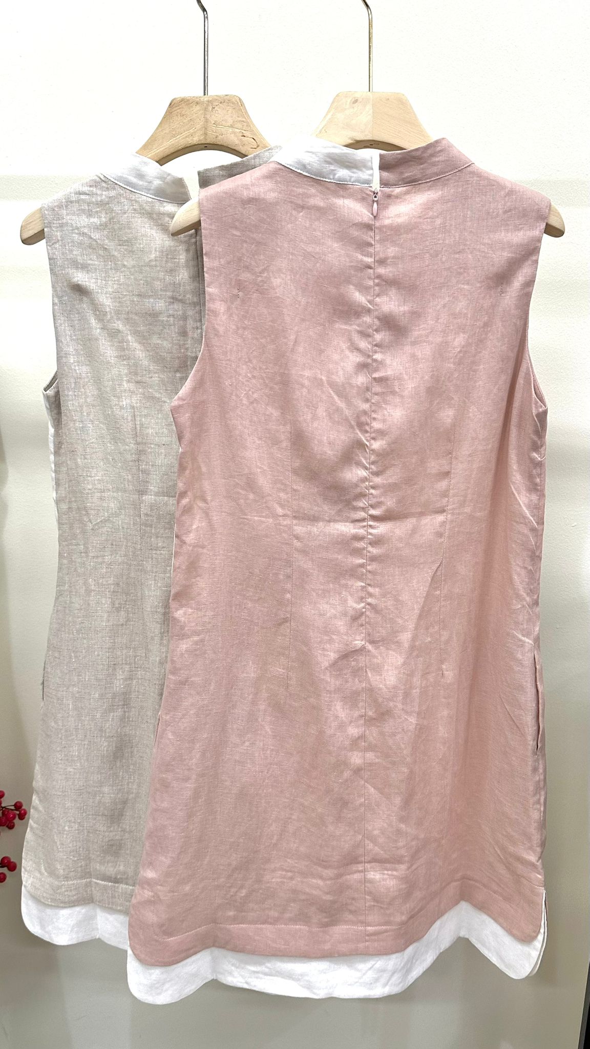 (D592)Linen Dress