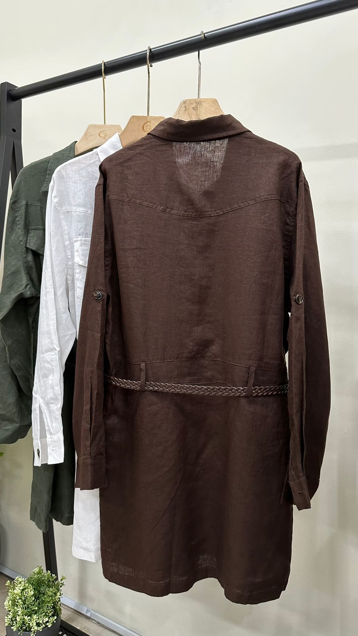 (D603)Linen Dress
