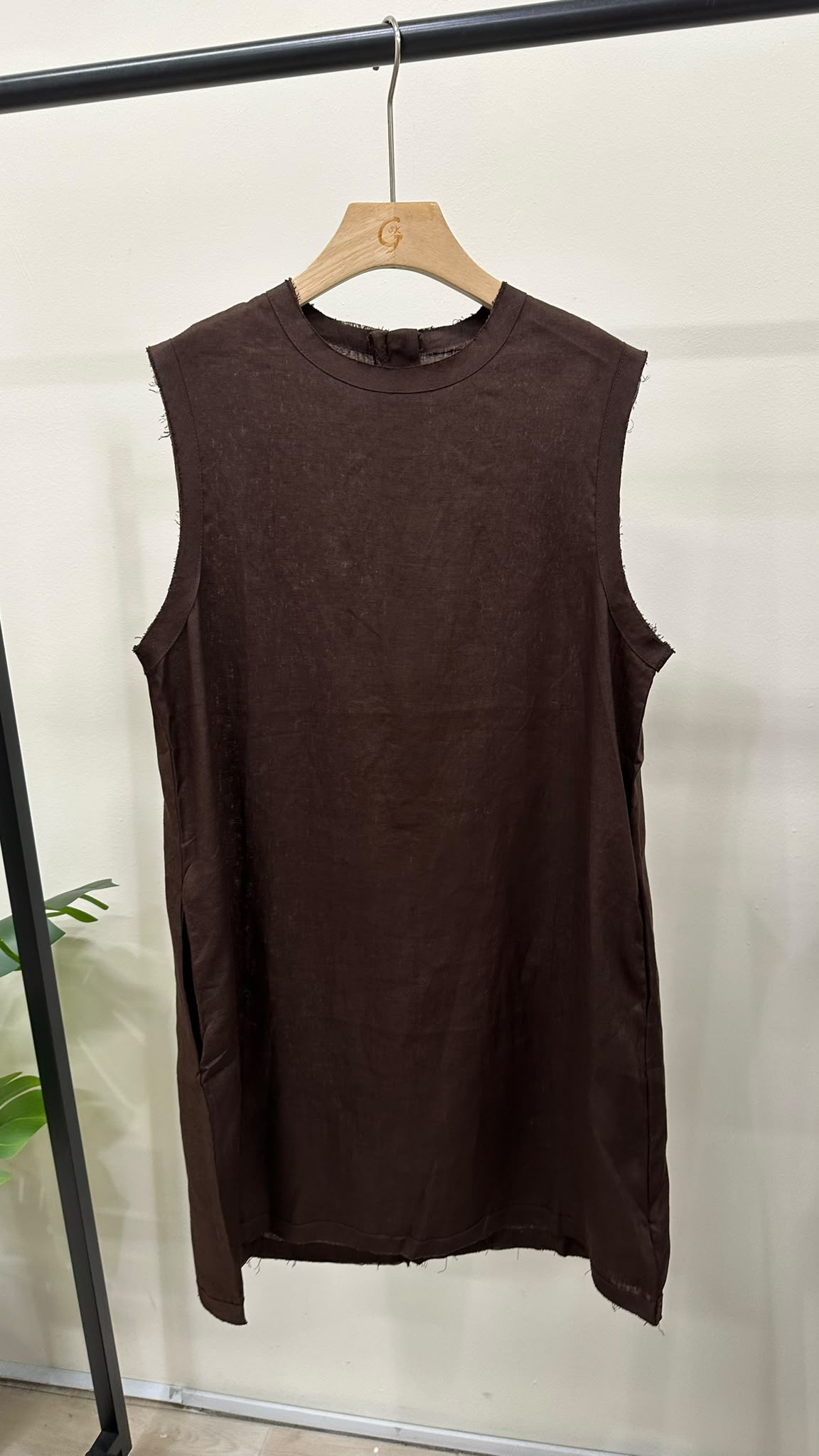 (D613)Linen Dress