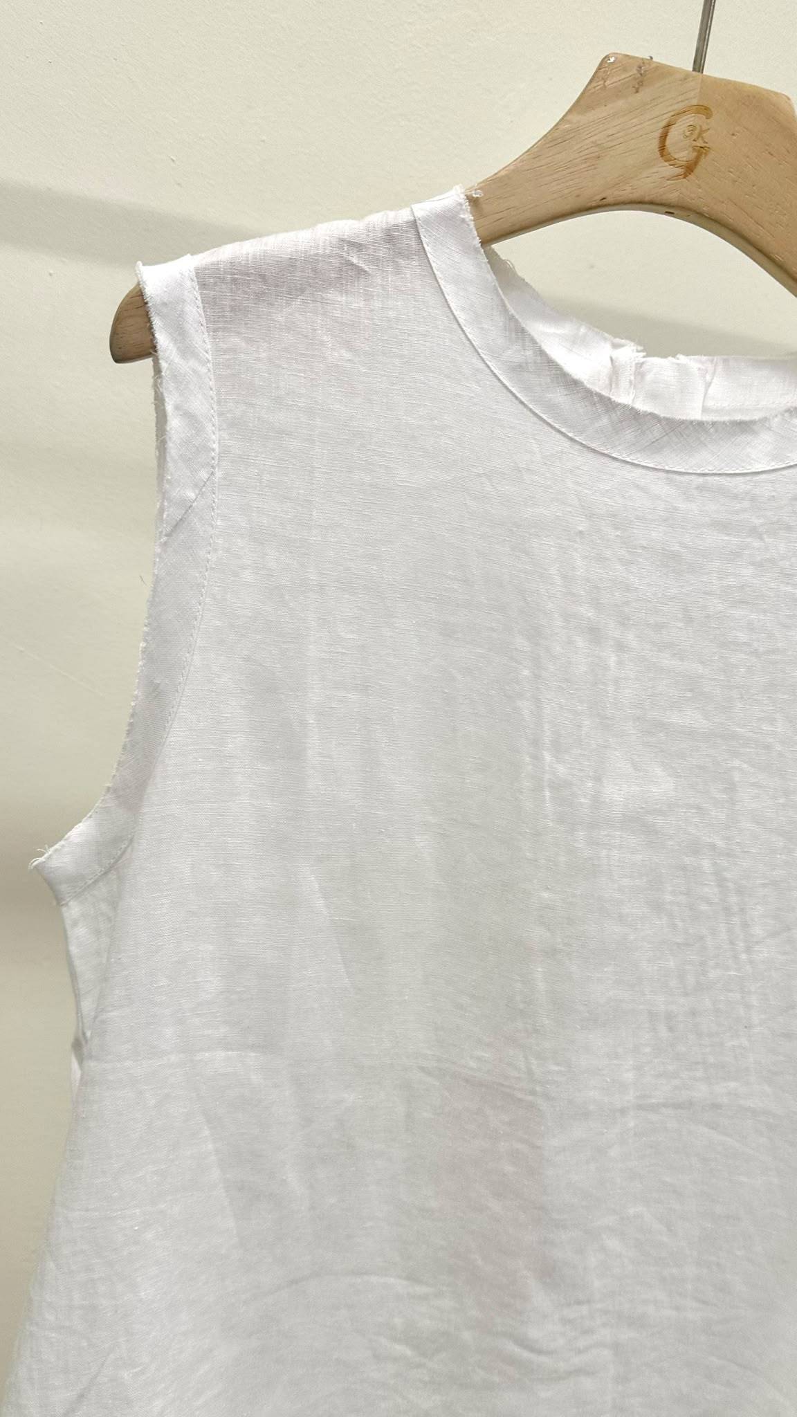 (D613)Linen Dress
