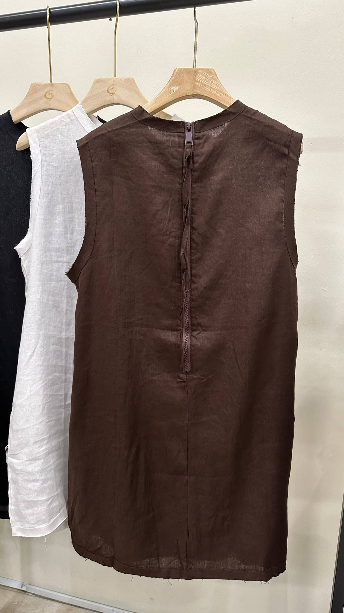 (D613)Linen Dress