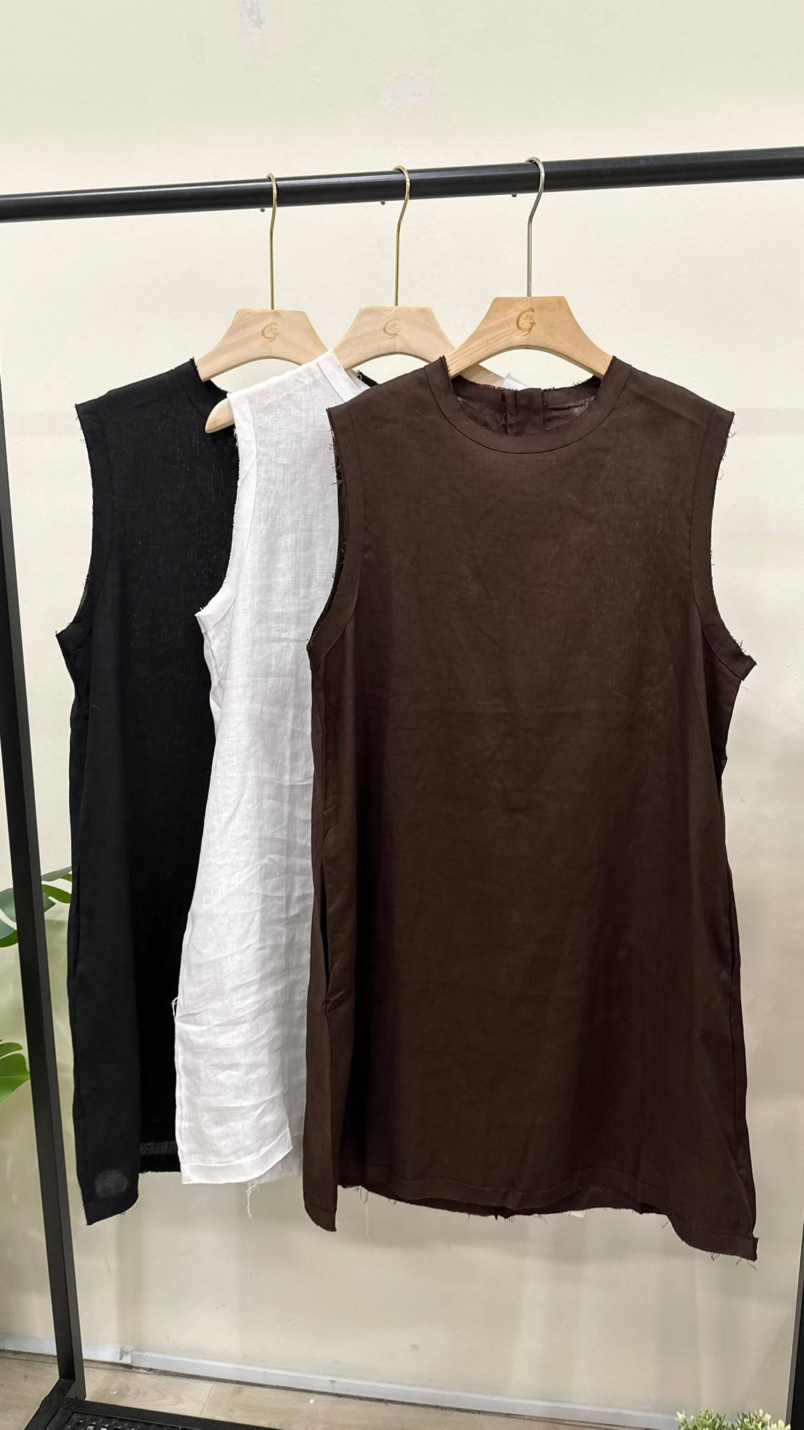 (D613)Linen Dress