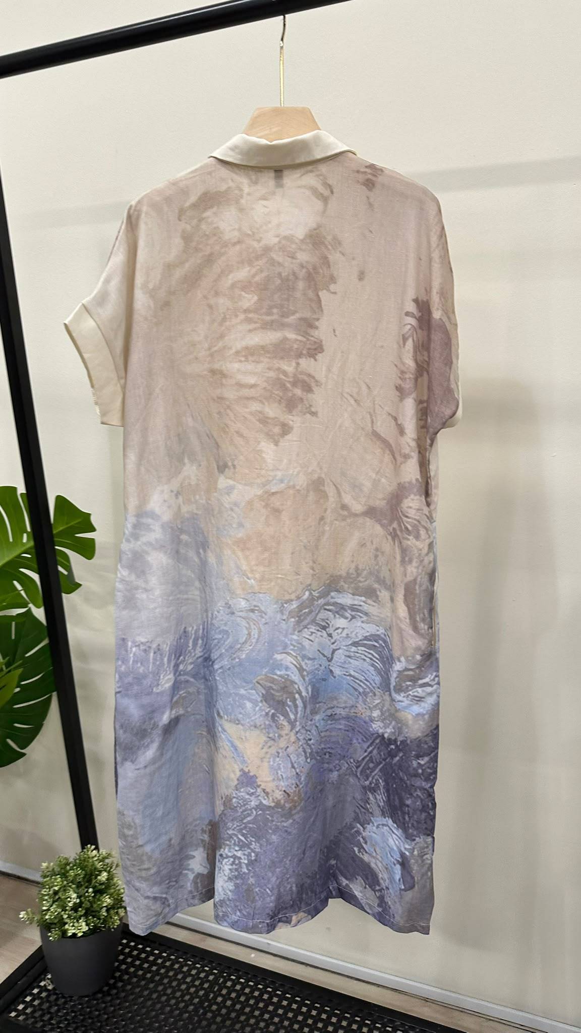 (D617)Linen Dress