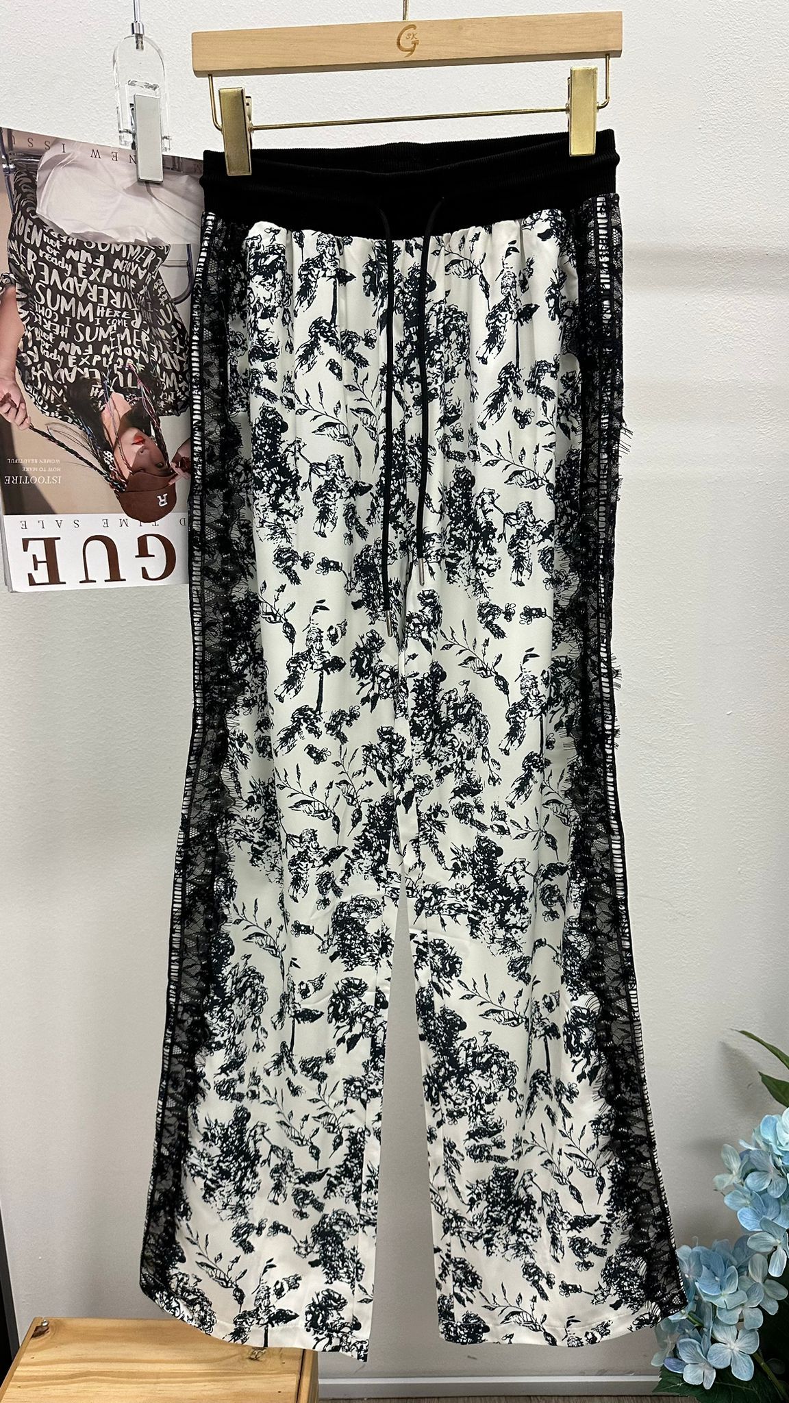 (D1764)Pattern Pants