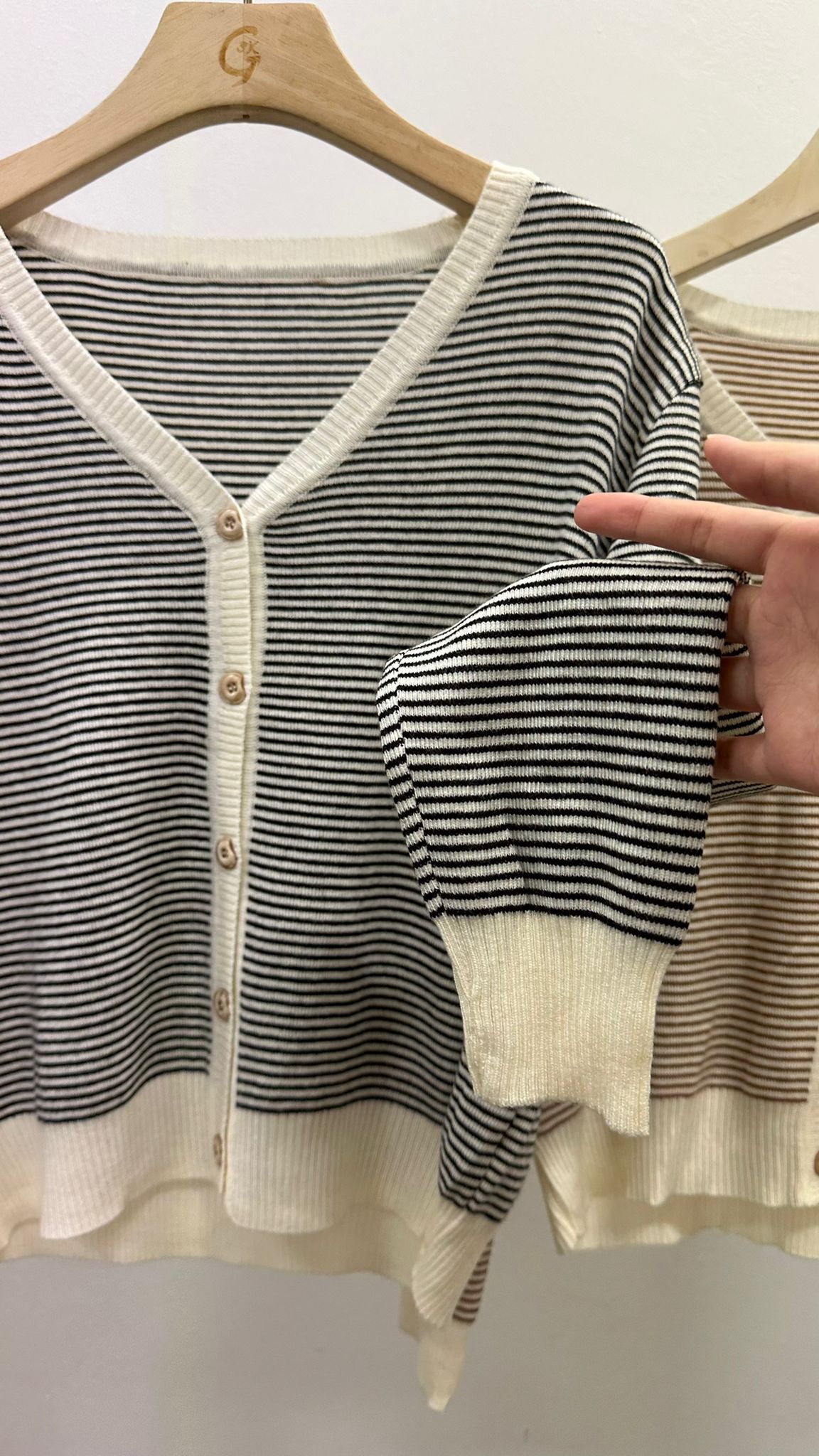 (D88)Striped Jacket