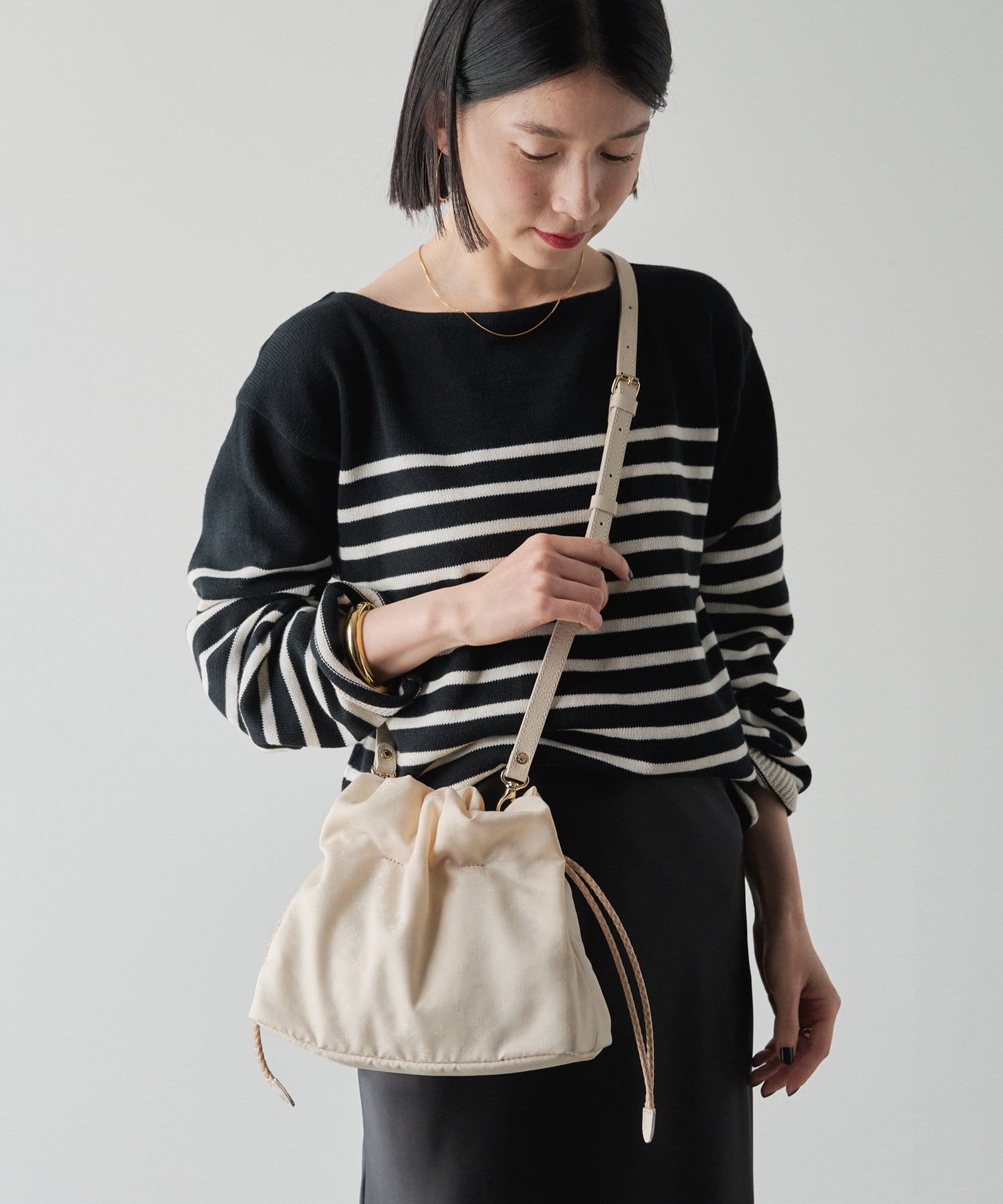 Russet Drawstring shoulder bag