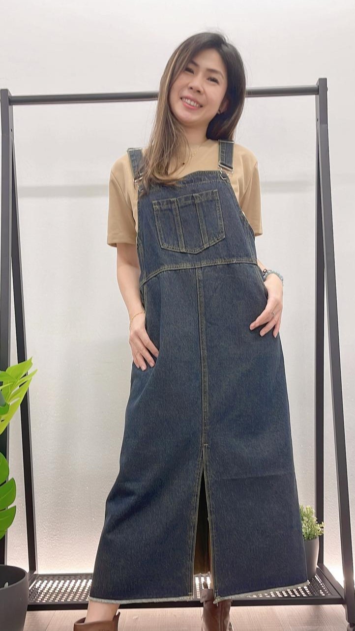 (D497)Denim Dress