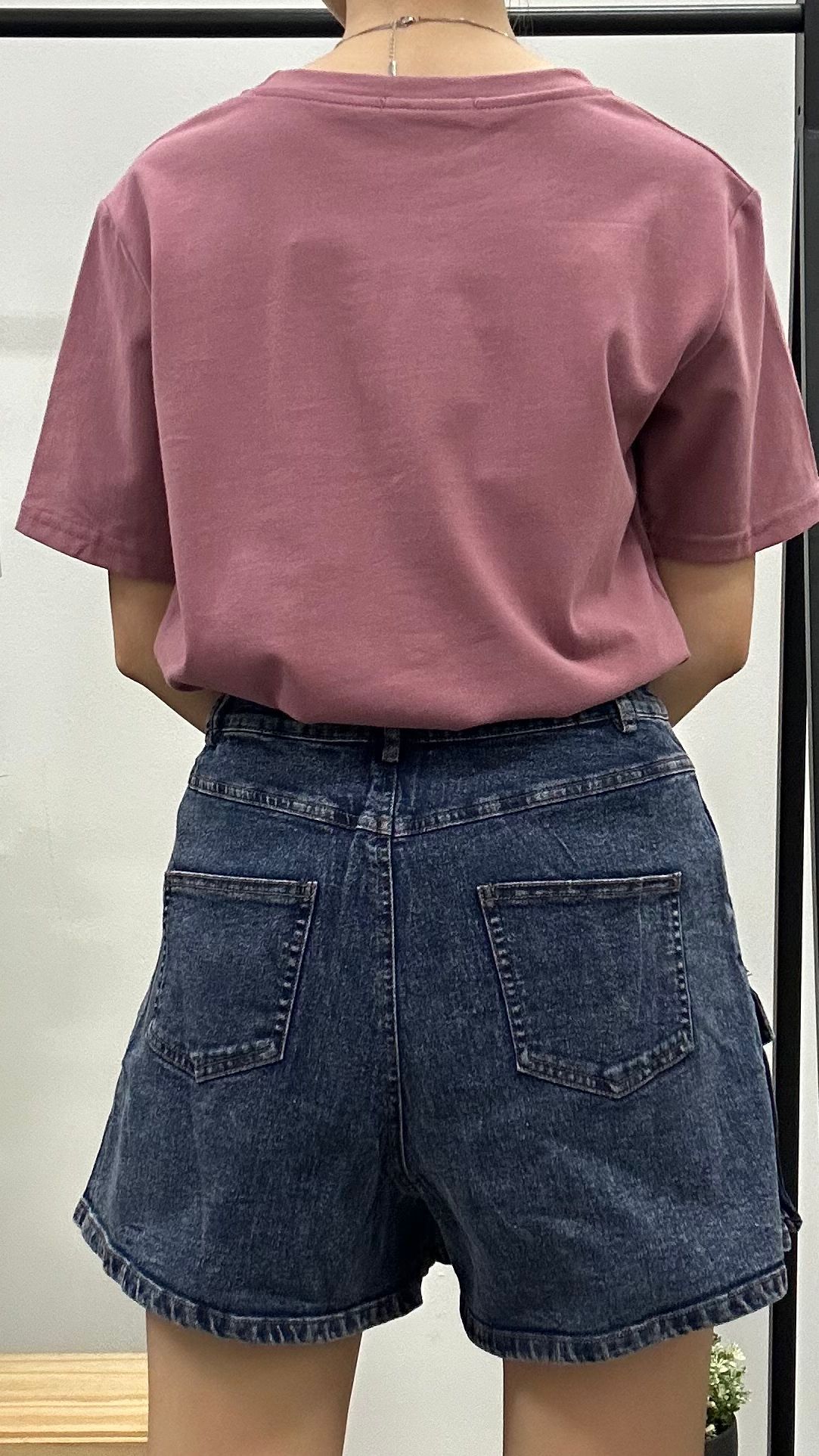 (D1827)Denim Shorts