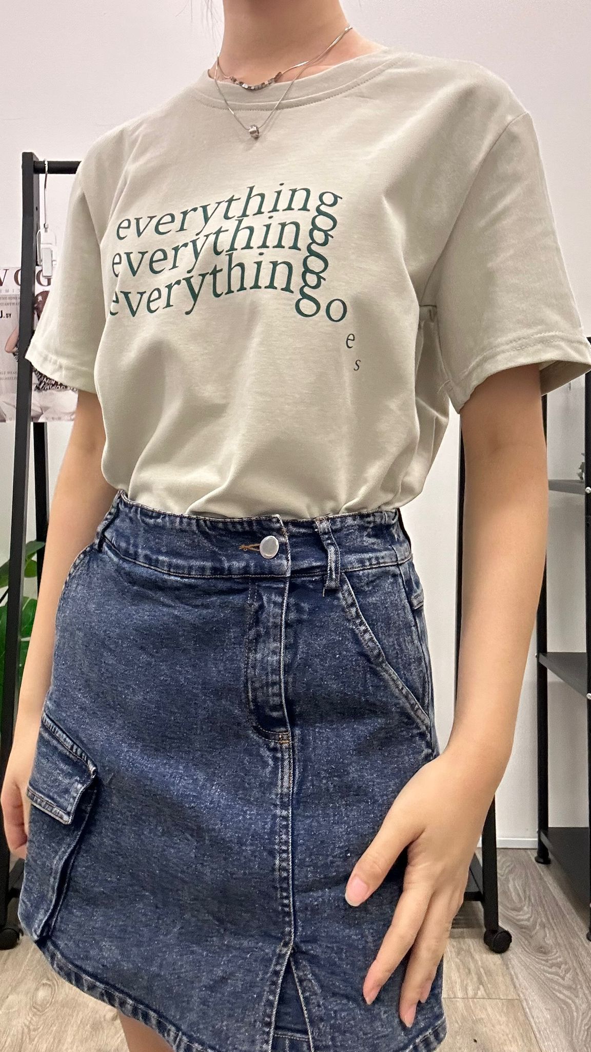 (D1827)Denim Shorts