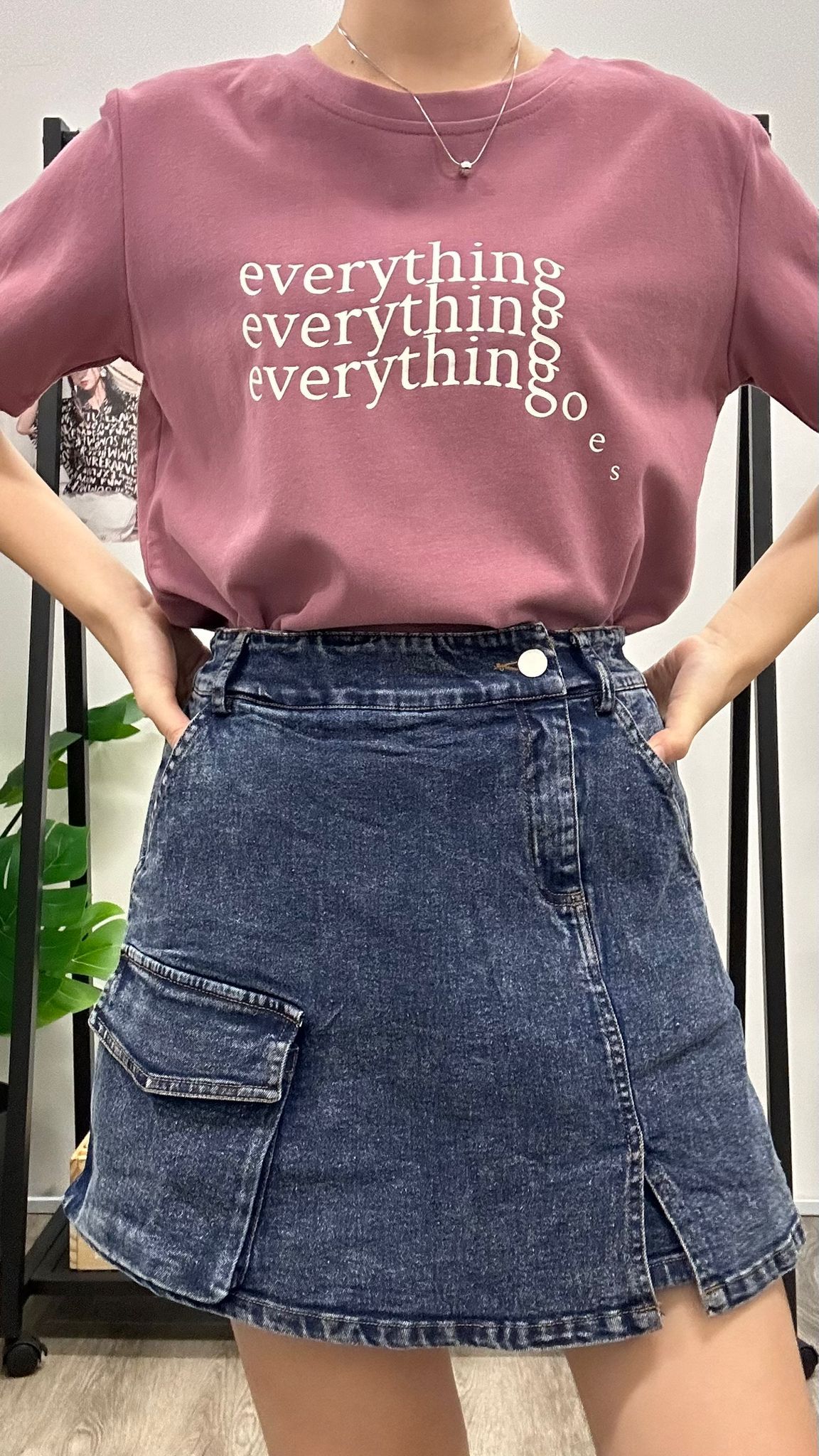 (D1827)Denim Shorts