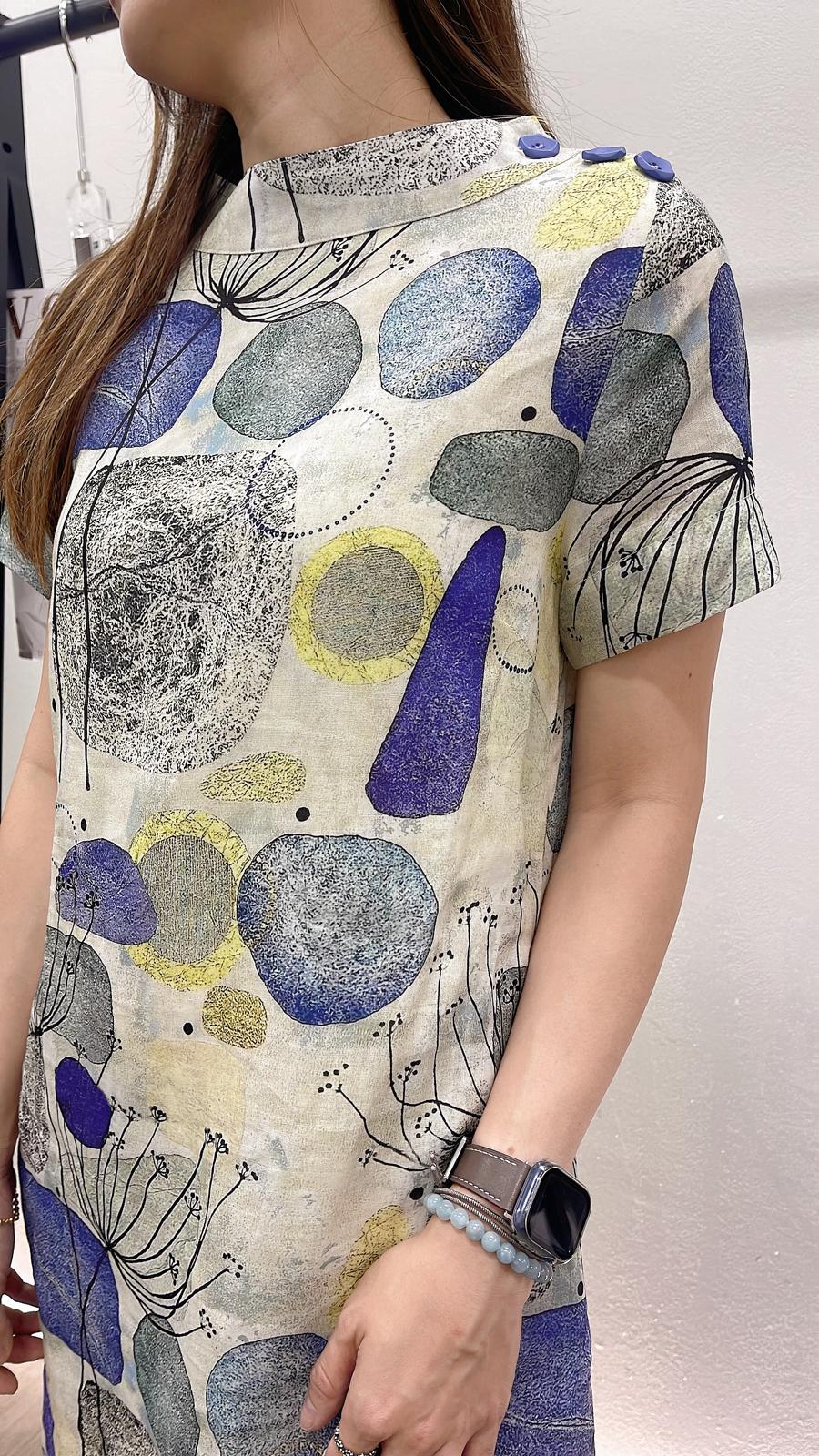 (D507)Linen Dress