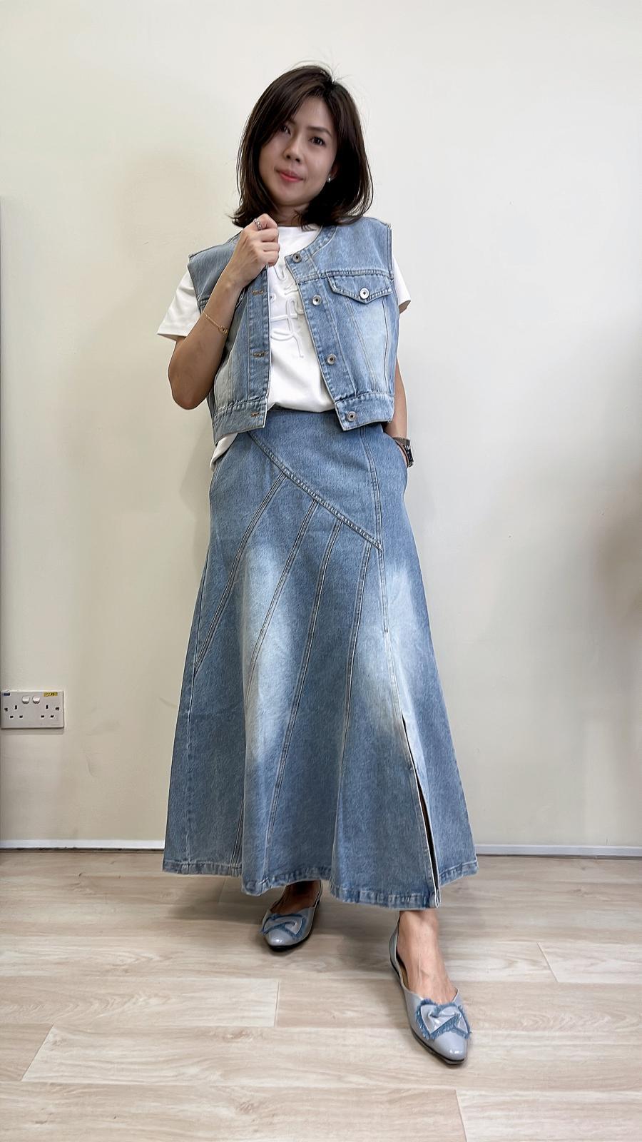 (D2000)Denim Skirt