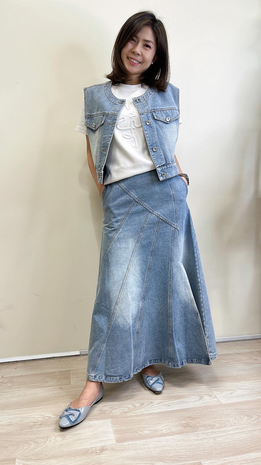 (D2000)Denim Skirt