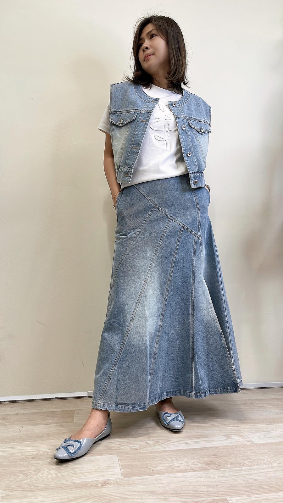 (D2000)Denim Skirt