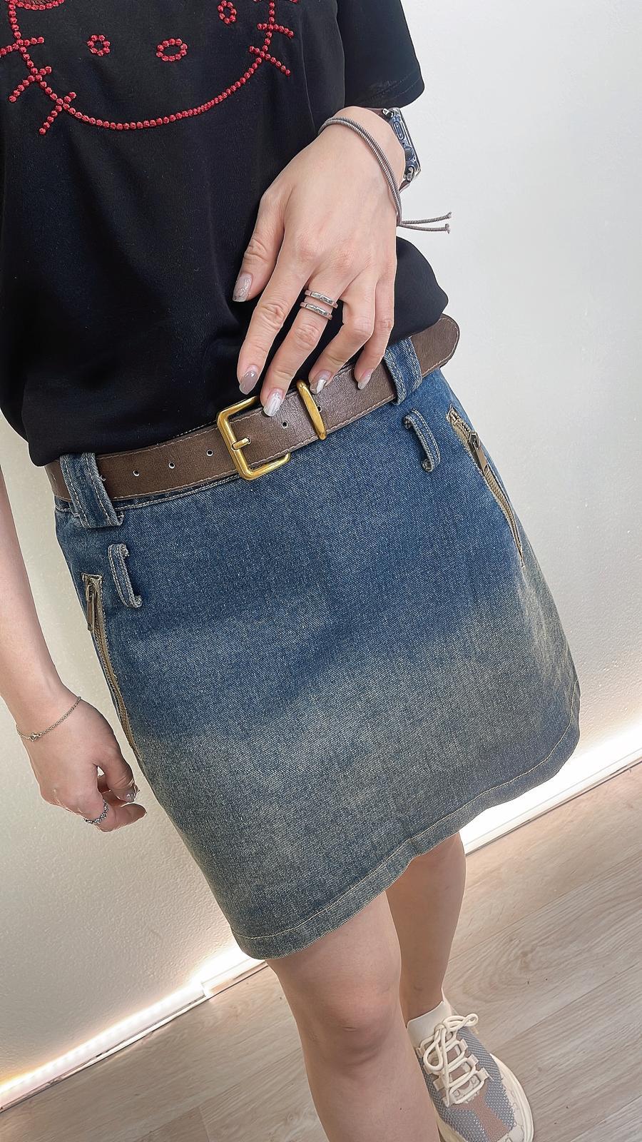 (D2003)Denim Skirt