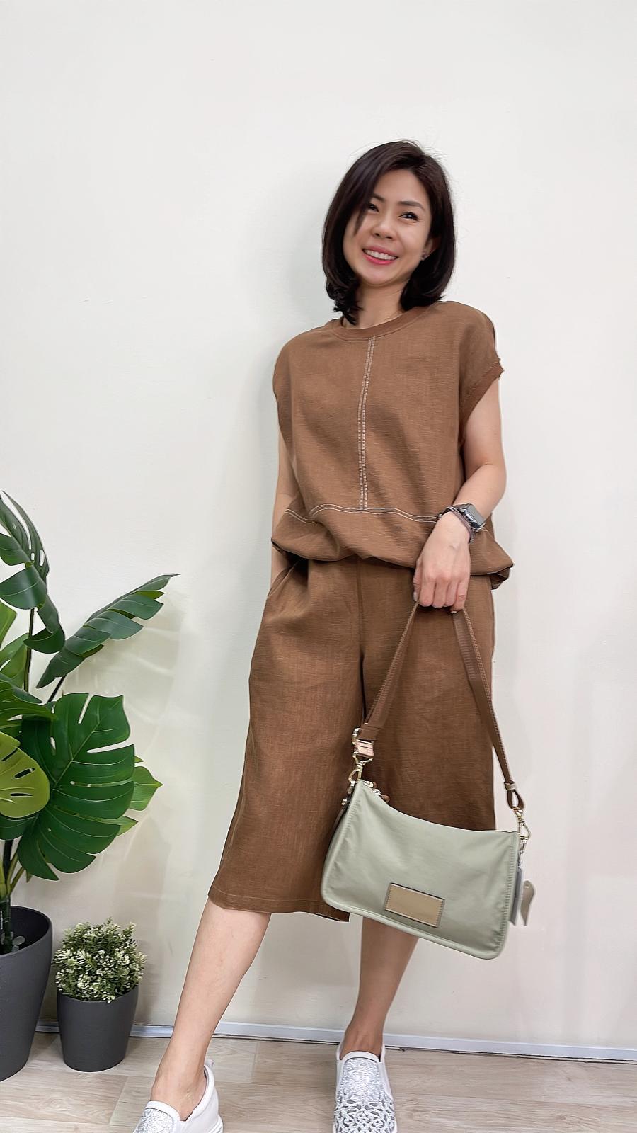 (D2053)Linen Pants