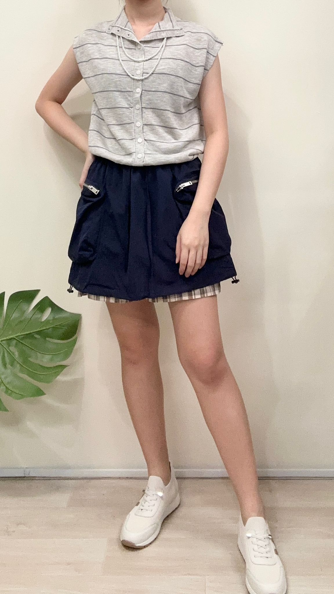 (D3900)Knitted Top