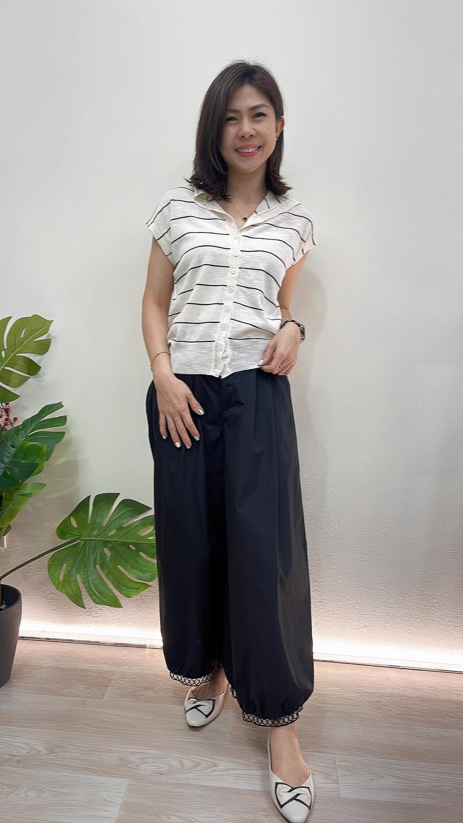(D3900)Knitted Top