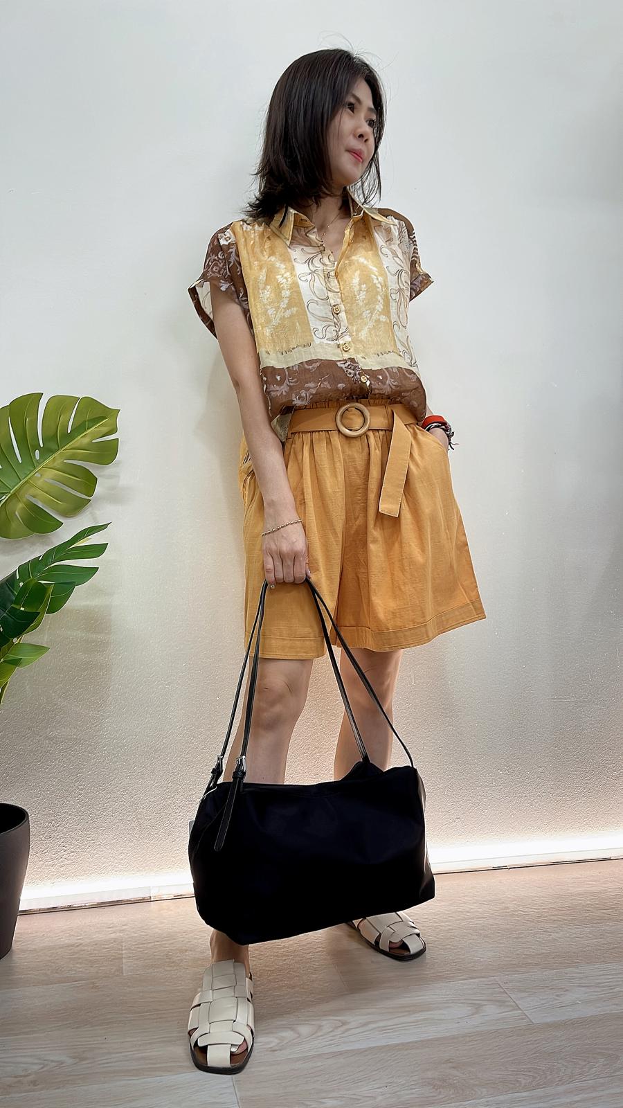 (D3938)Pattern Top