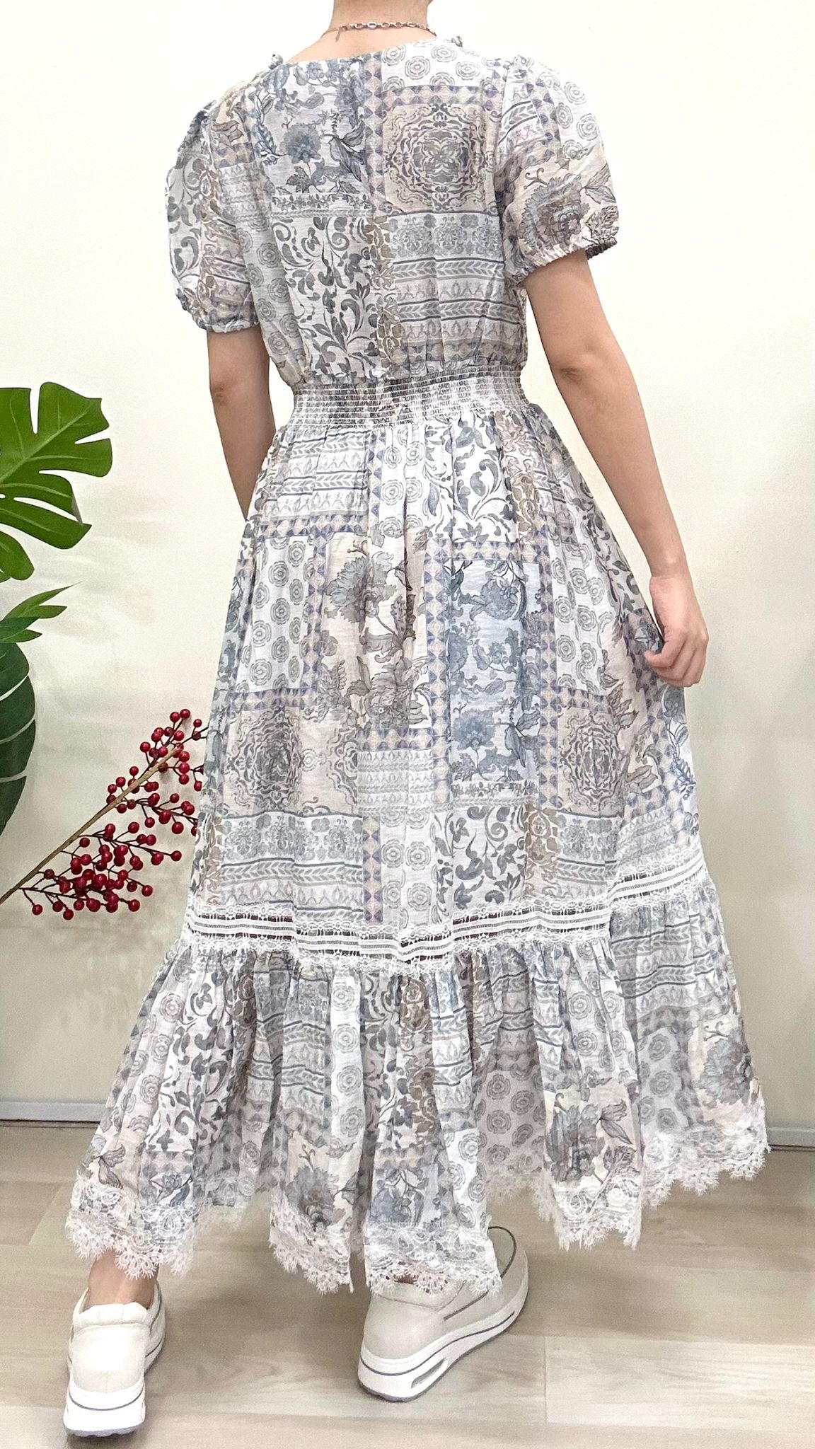 (D564)Pattern Dress