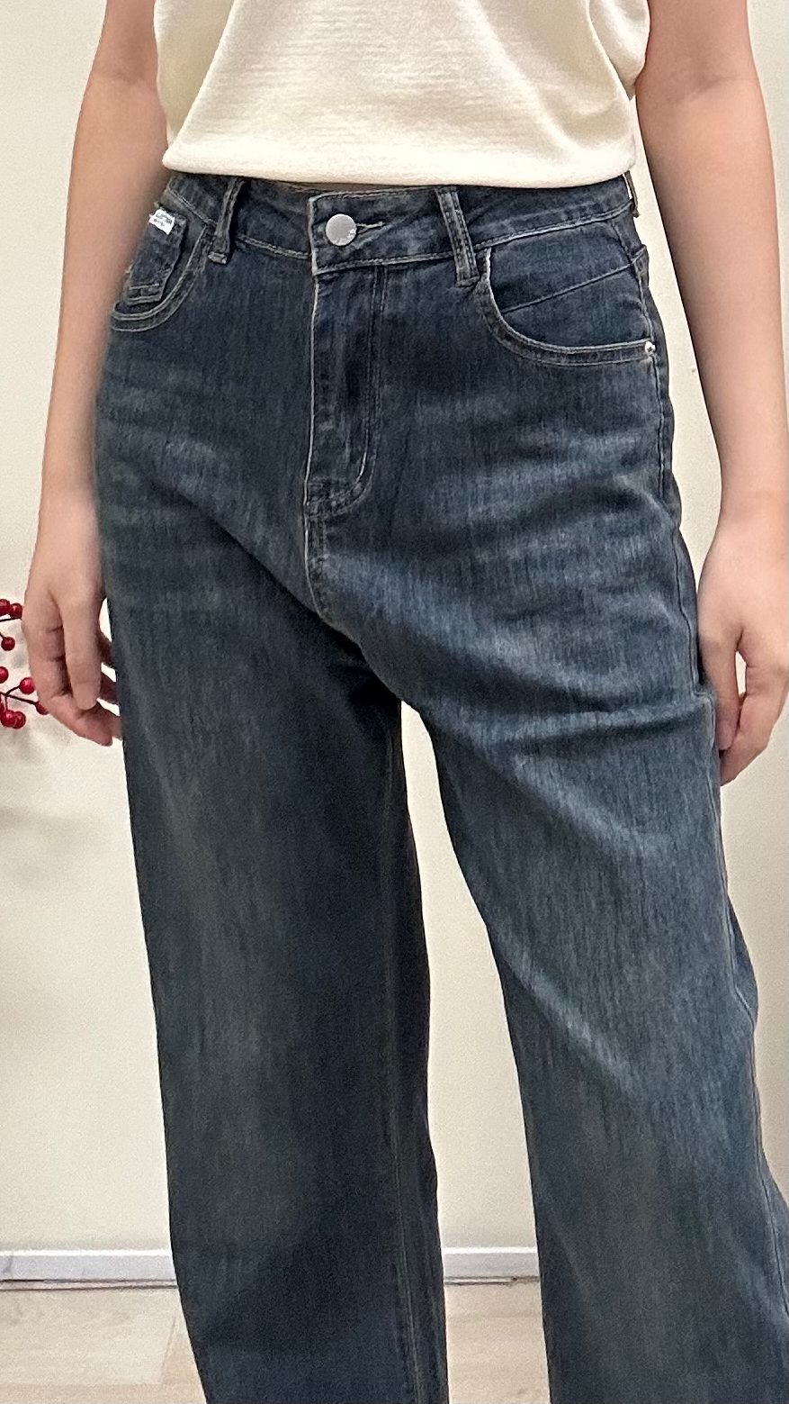 (D2135)Denim Pants