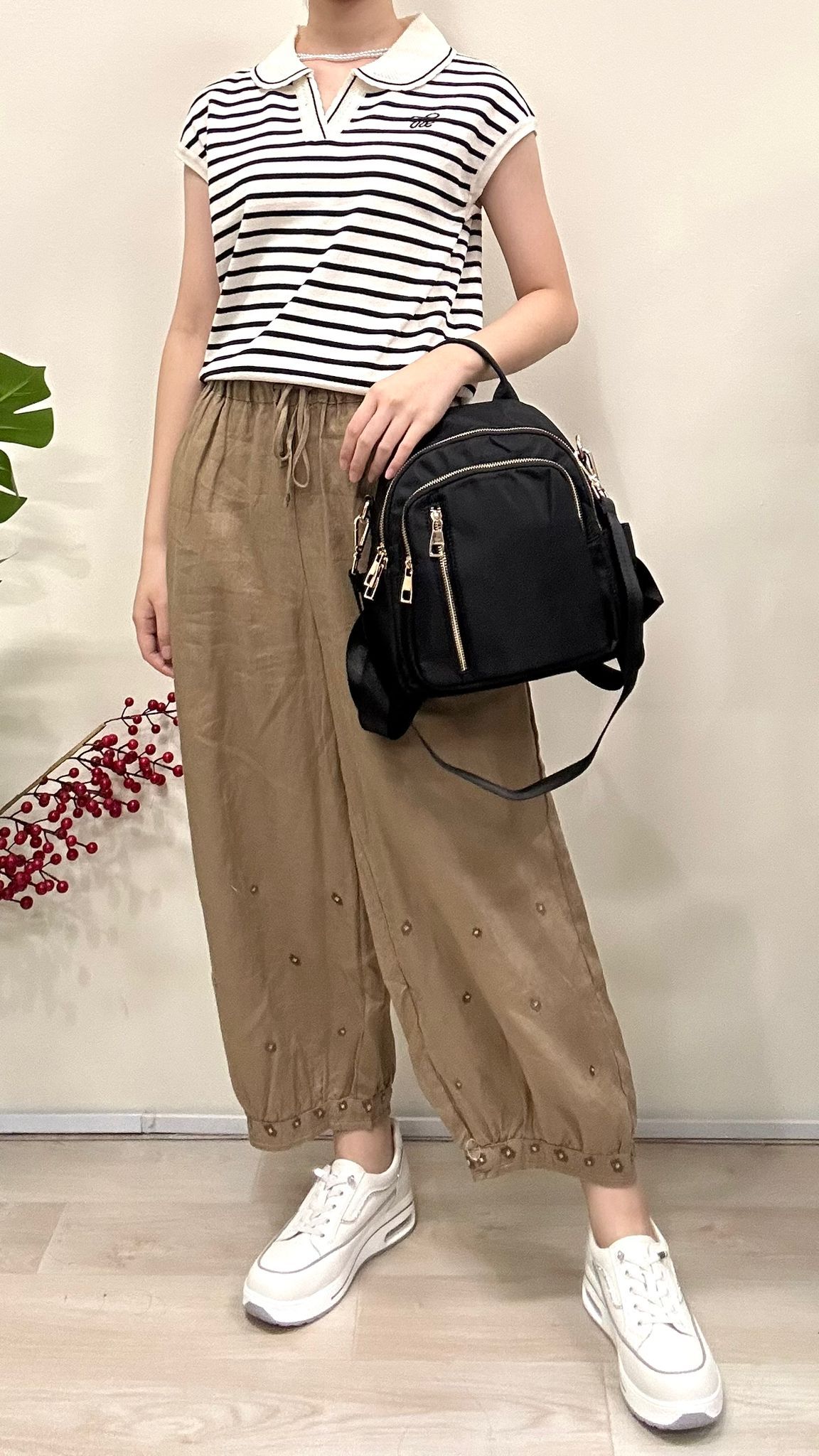 (D2142)Linen Pants
