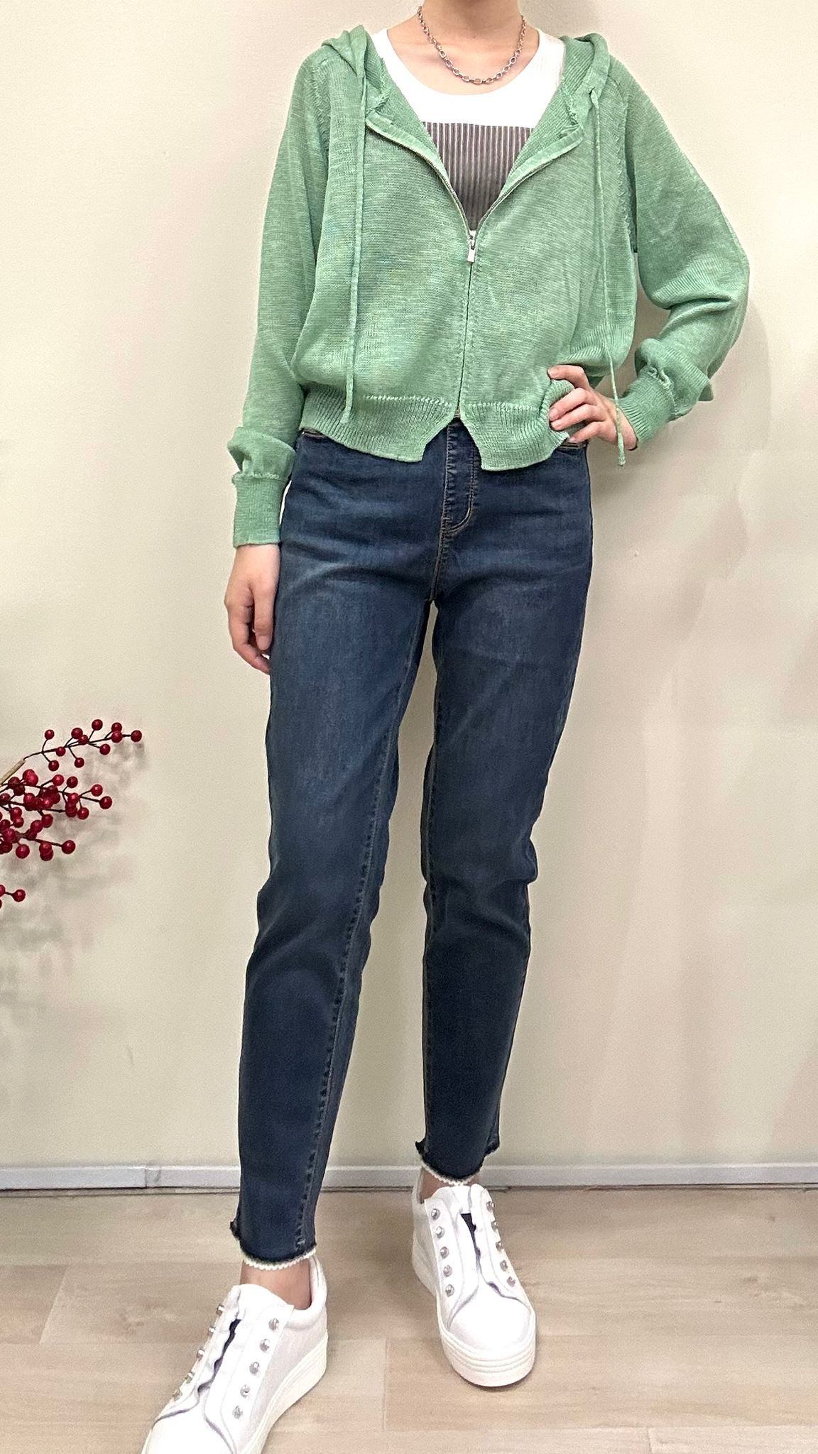 (D2150)Denim Pants